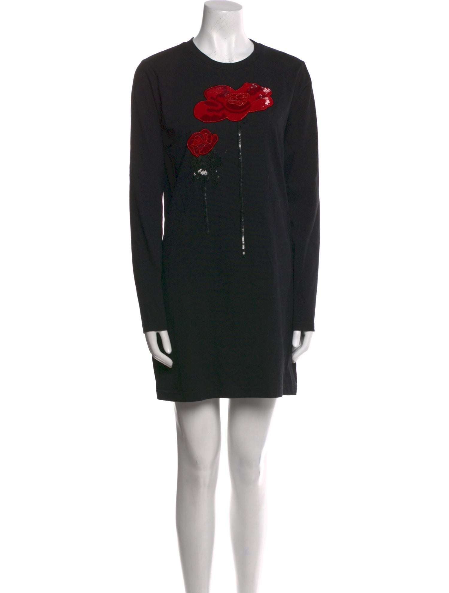 Zang Toi Graphic Print Mini Dress