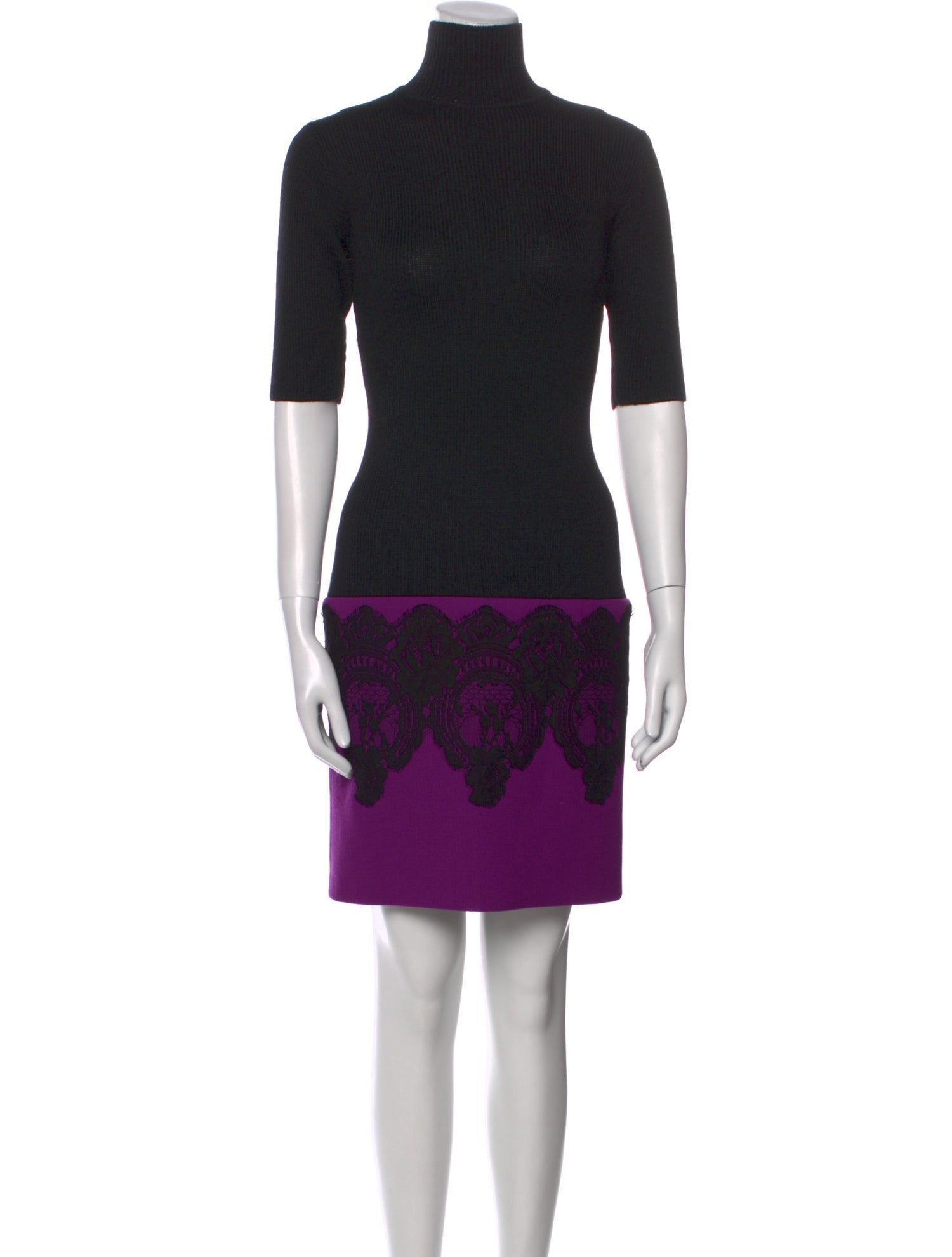 Zang Toi Wool Mini Dress