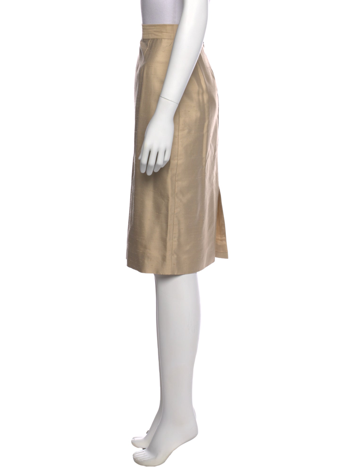 Zang Toi Silk Knee-Length Skirt