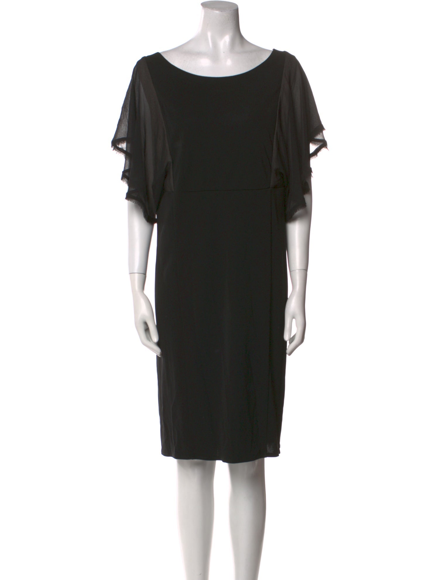 Isabel Toledo Bateau Neckline Knee-Length Dress