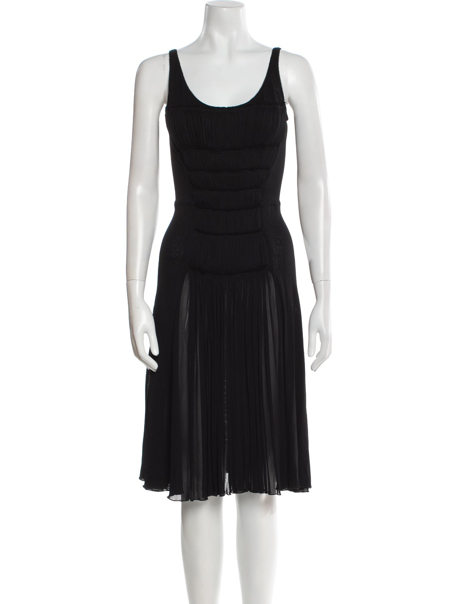 Isabel Toledo Scoop Neck Knee-Length Dress