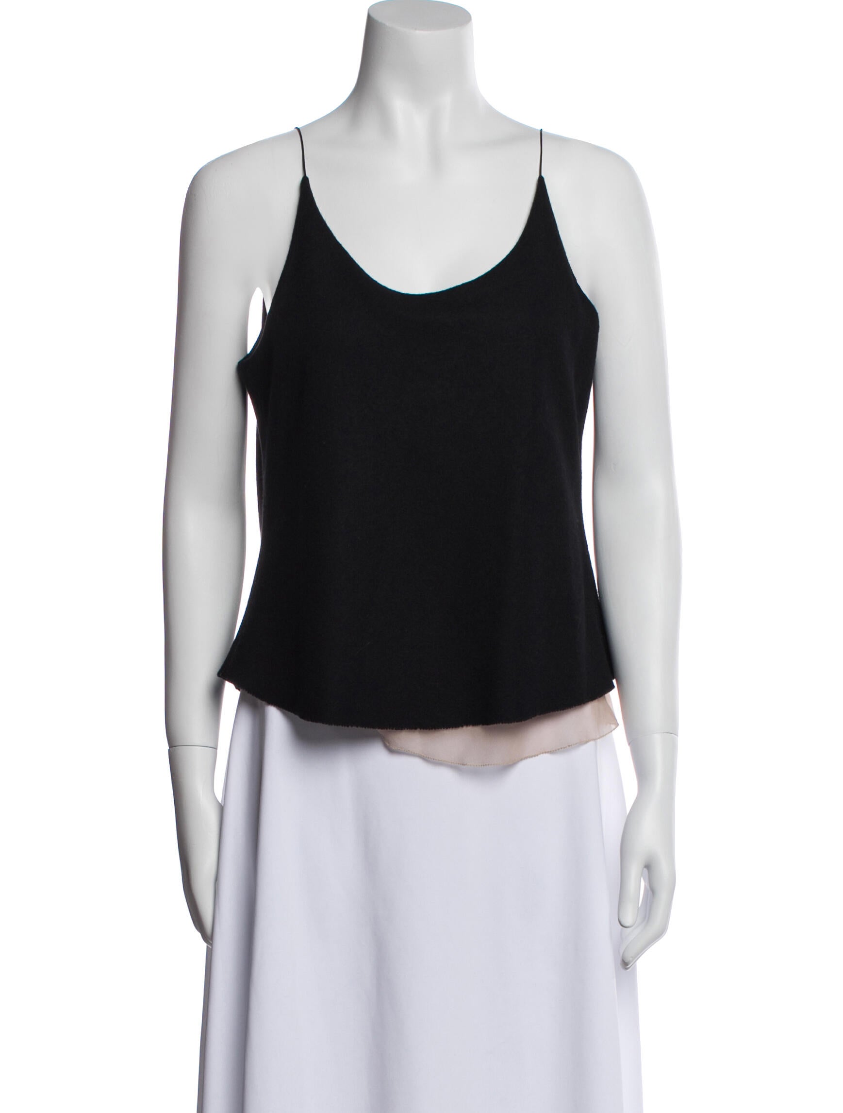 Isabel Toledo Wool Scoop Neck Top