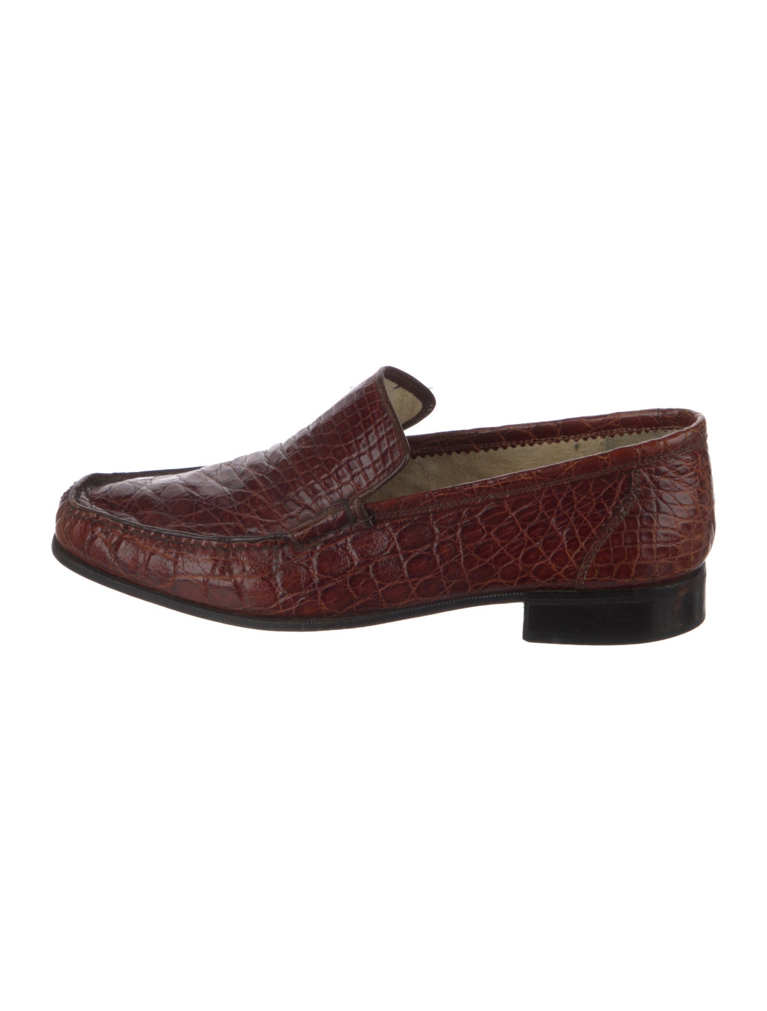 Artioli Crocodile Dress Loafers