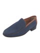 Artioli Denim Colorblock Pattern Loafers