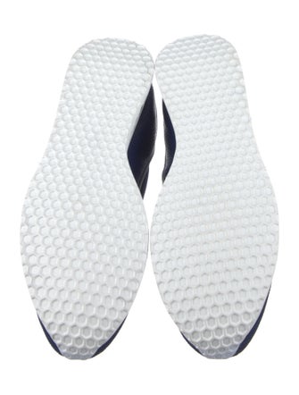 Artioli Nylon Leather Trim Embellishment Athletic Sneakers