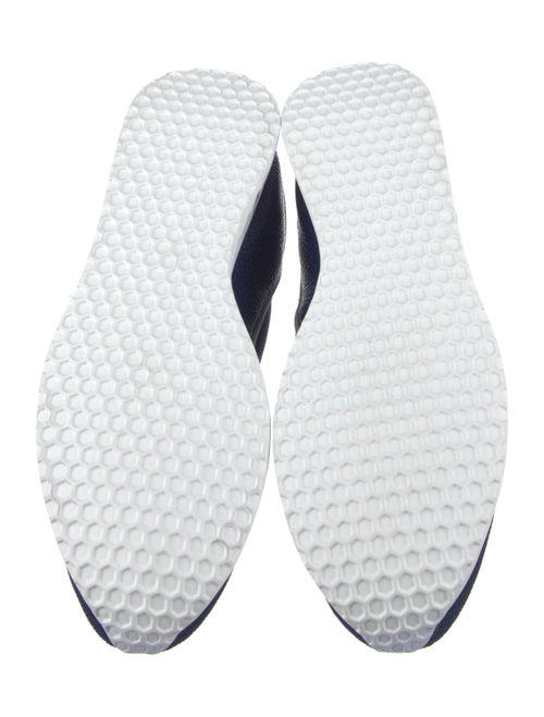 Artioli Nylon Leather Trim Embellishment Athletic Sneakers