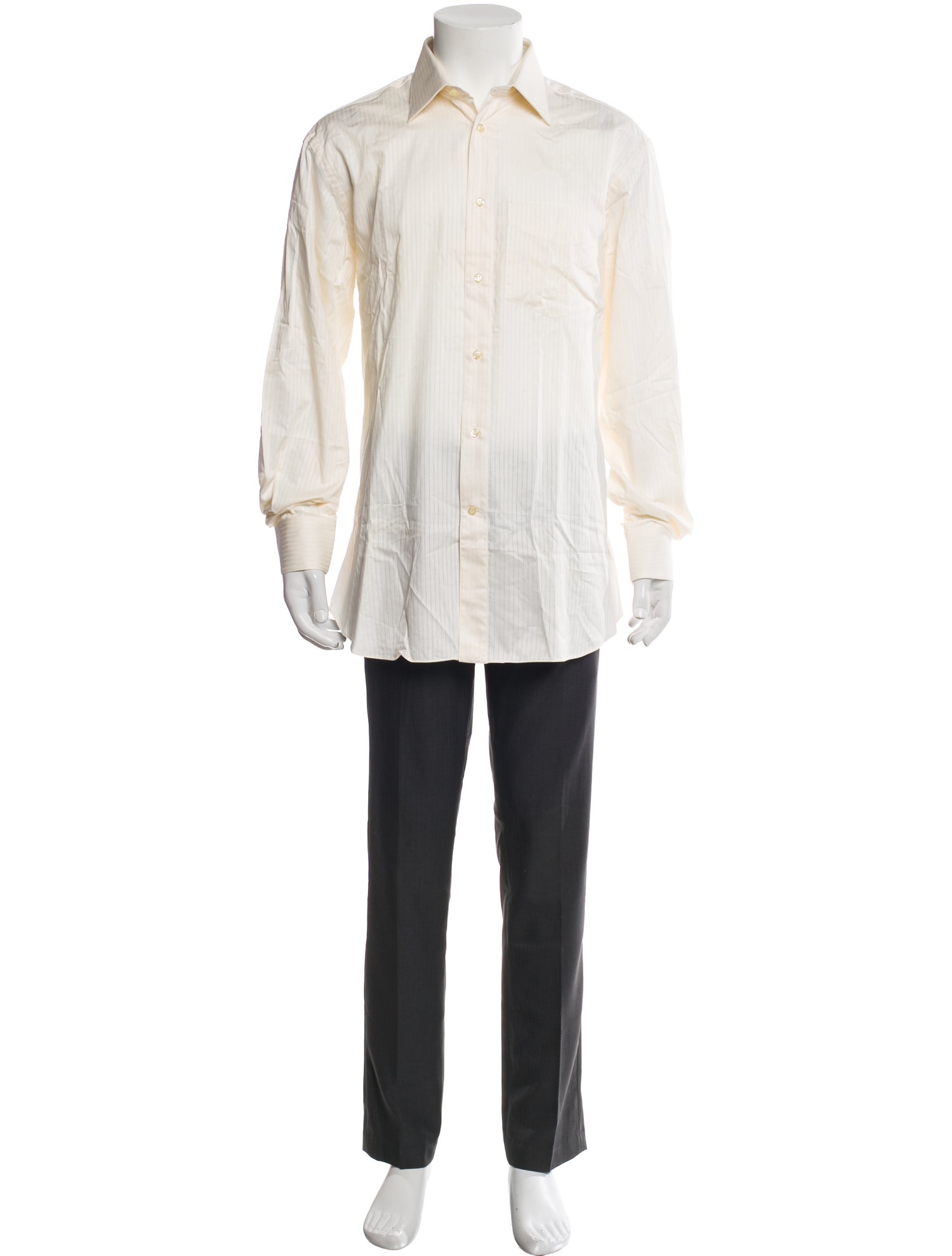 Artioli Striped Long Sleeve Dress Shirt w/ Tags