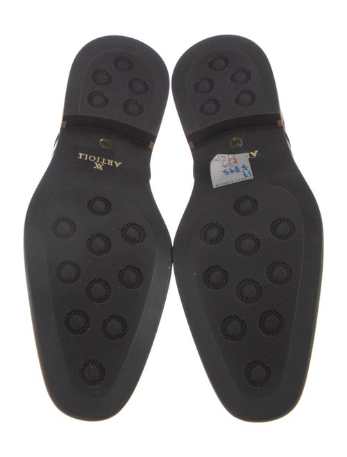 Artioli Leather Monk Straps