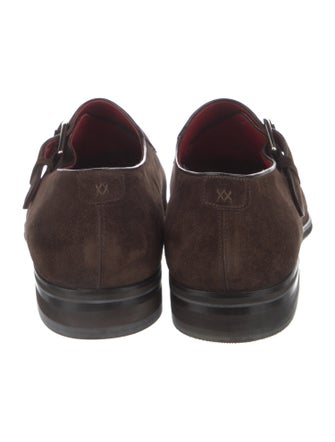 Artioli Suede Monk Straps