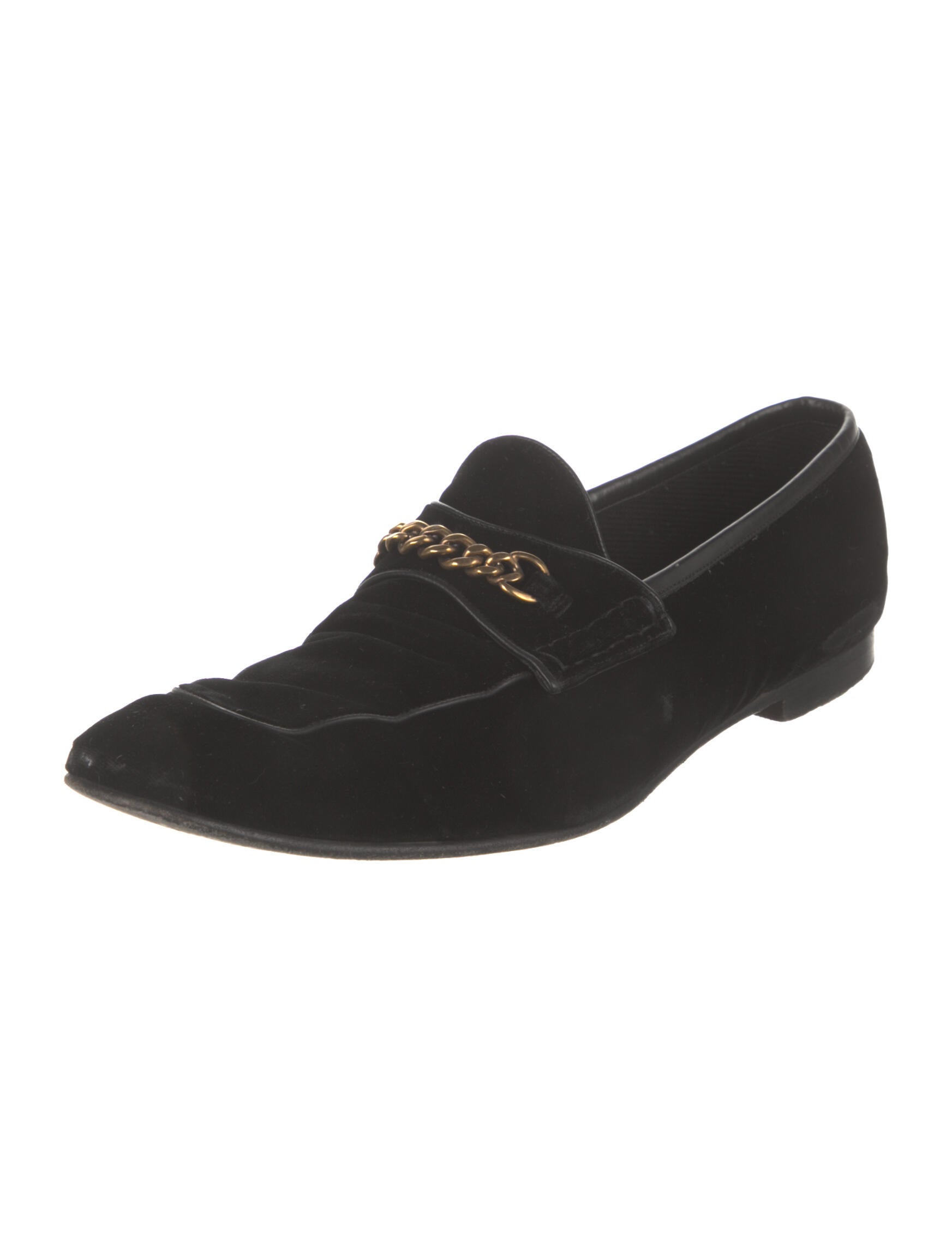 Tom Ford Velvet Loafers Black Loafers, Shoes TOM109709 The RealReal