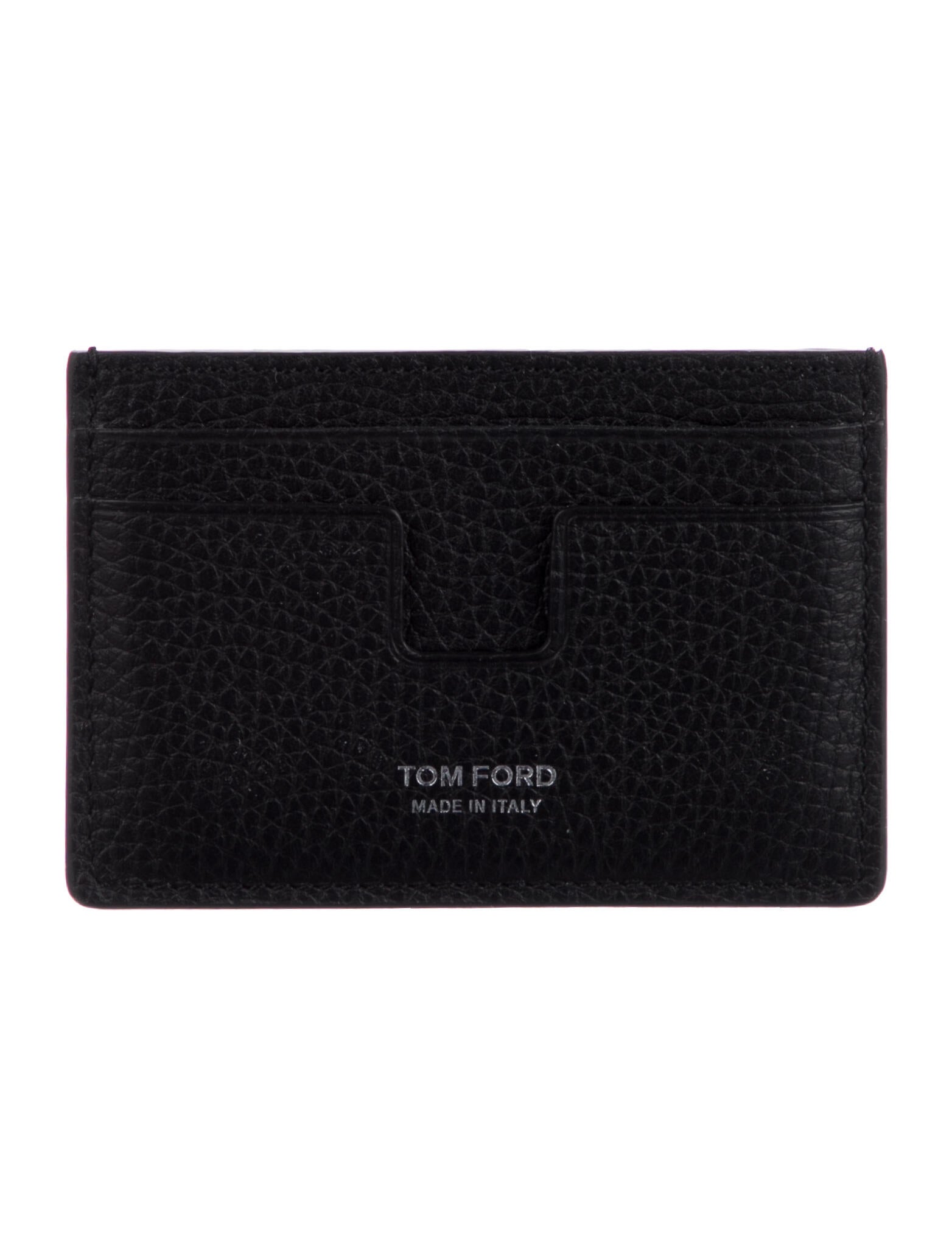 Tom Ford Leather Card Holder Black Wallets, Accessories TOM122195