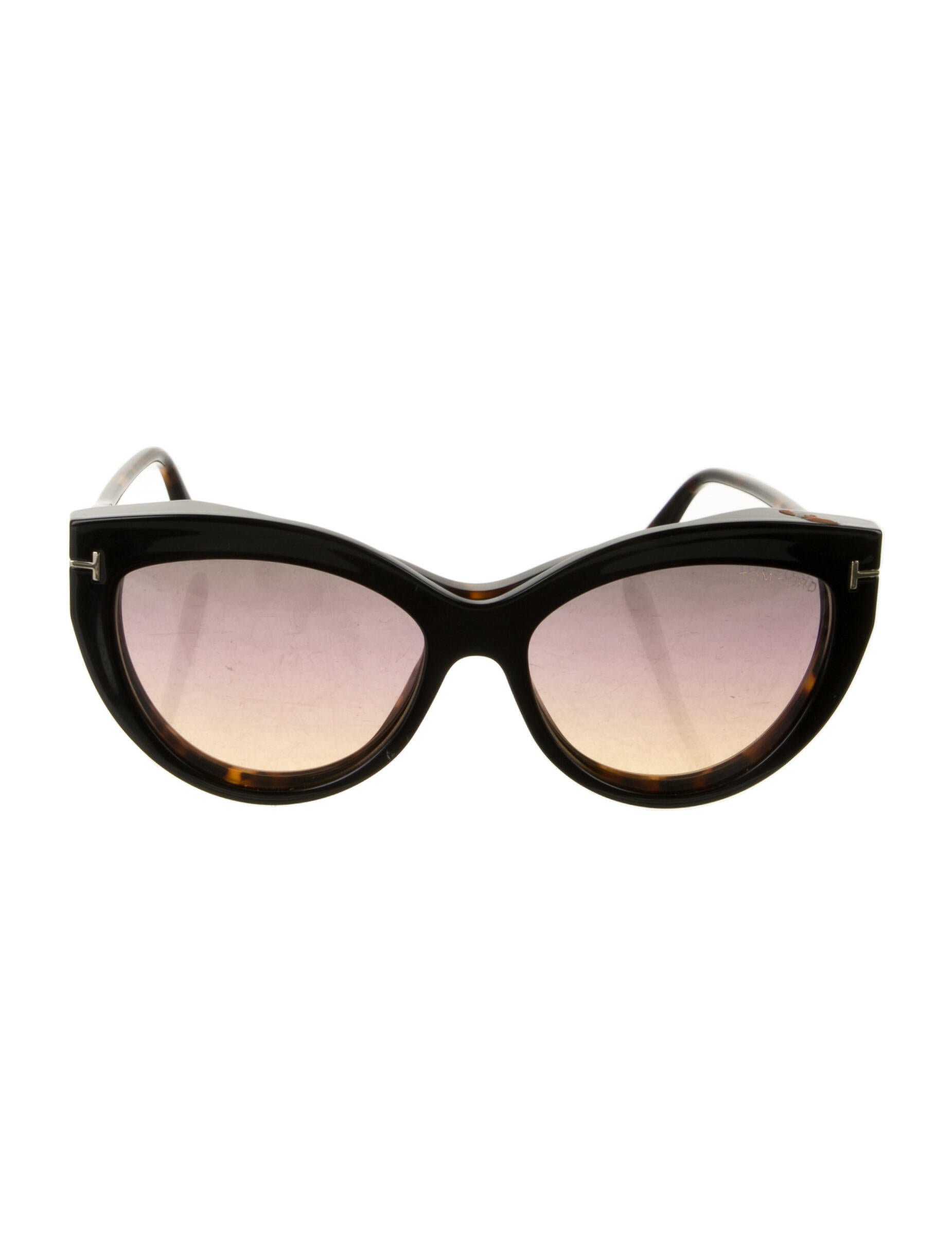 Tom Ford CatEye Gradient Sunglasses Black Sunglasses, Accessories