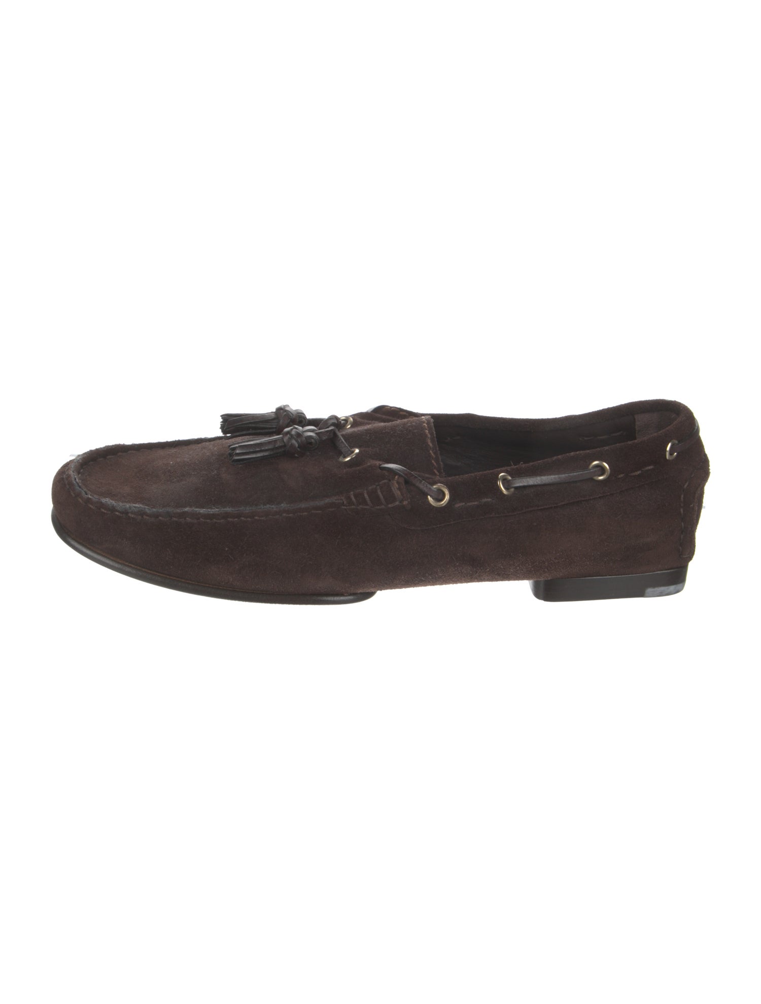 Tom Ford Suede Loafers Brown Loafers, Shoes TOM167034 The RealReal