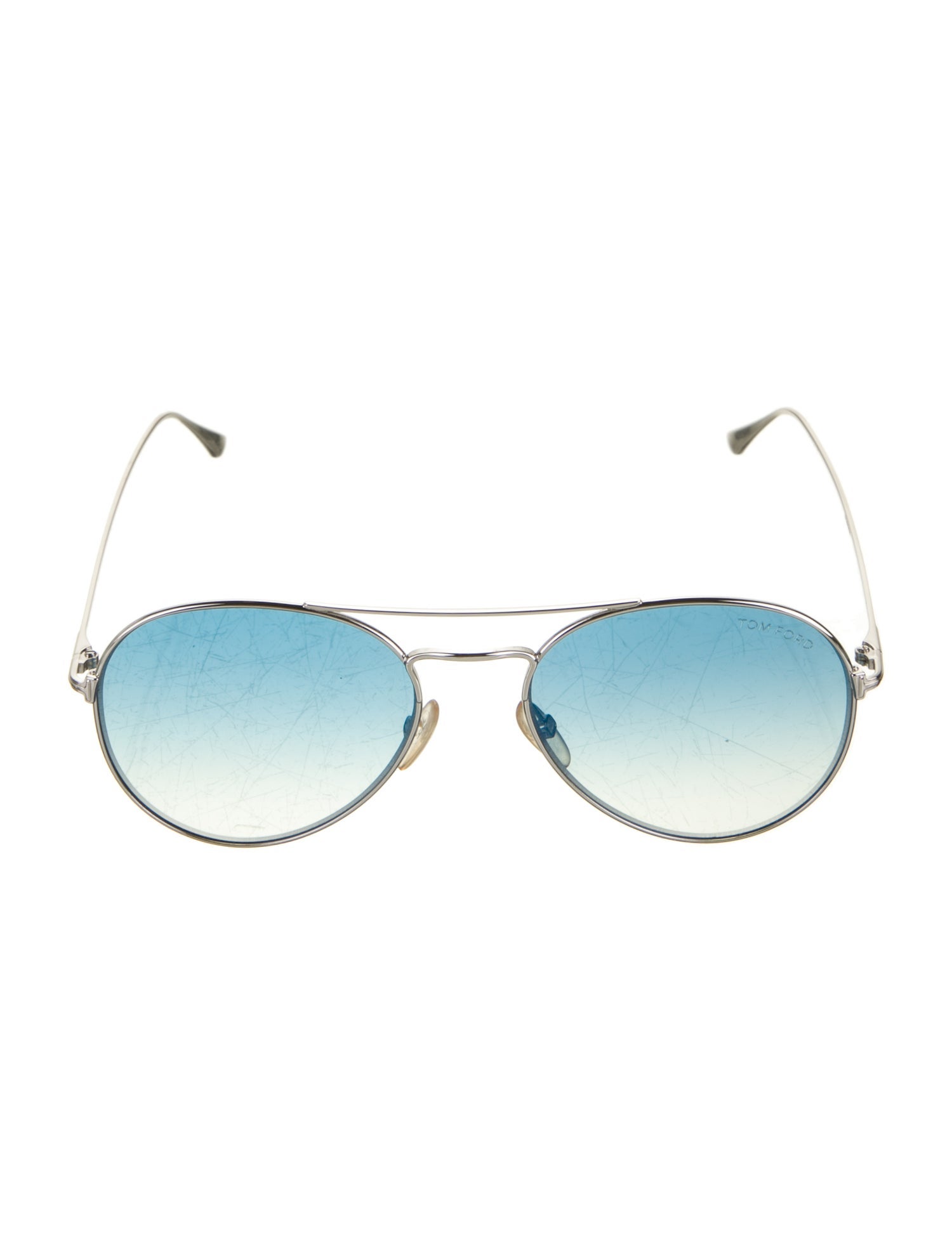 Tom Ford Round Gradient Sunglasses