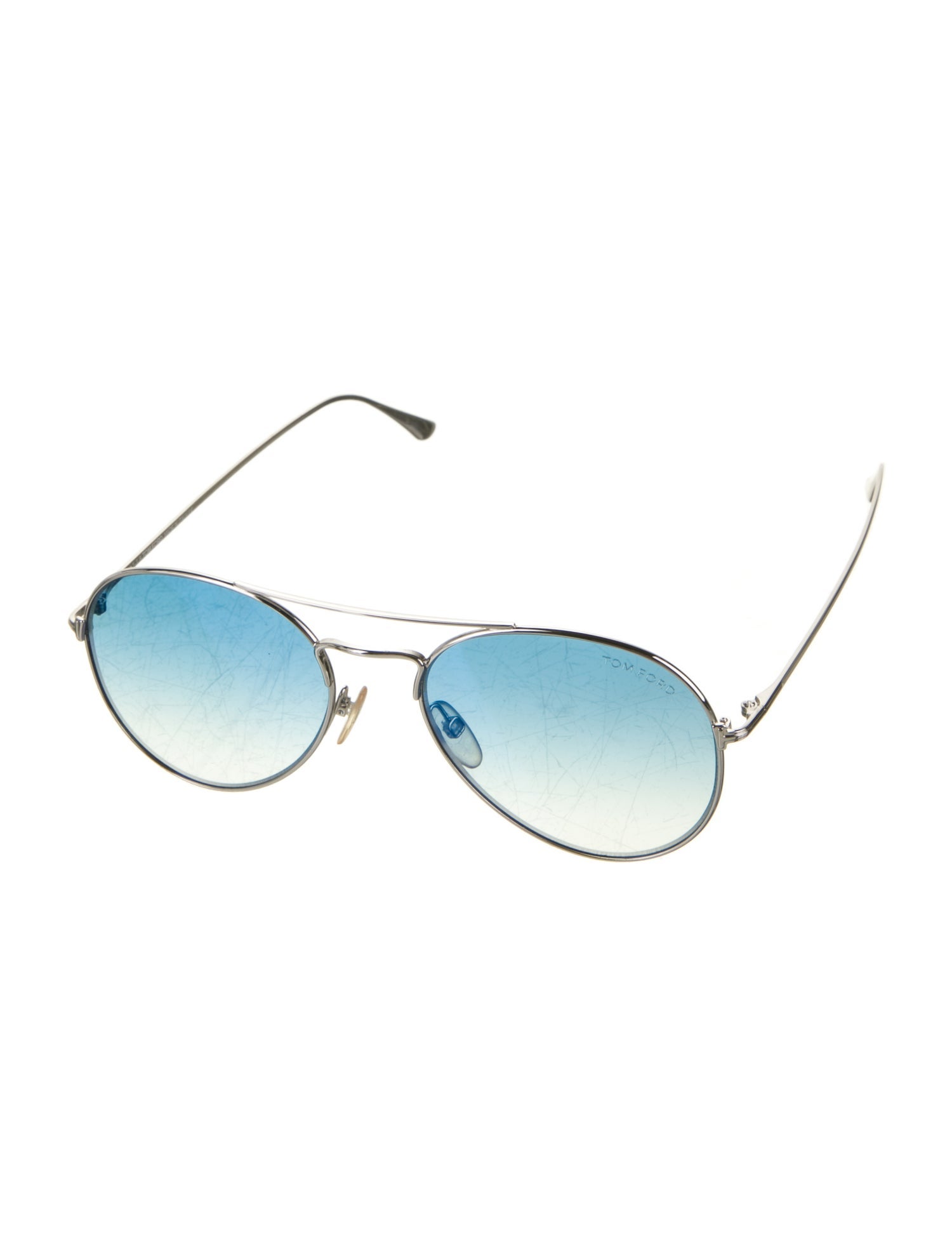 Tom Ford Round Gradient Sunglasses