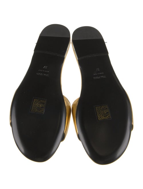 Tom Ford Patent Leather Printed Slides w/ Tags