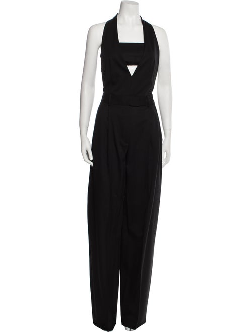 Tom Ford Virgin Wool Square Neckline Jumpsuit