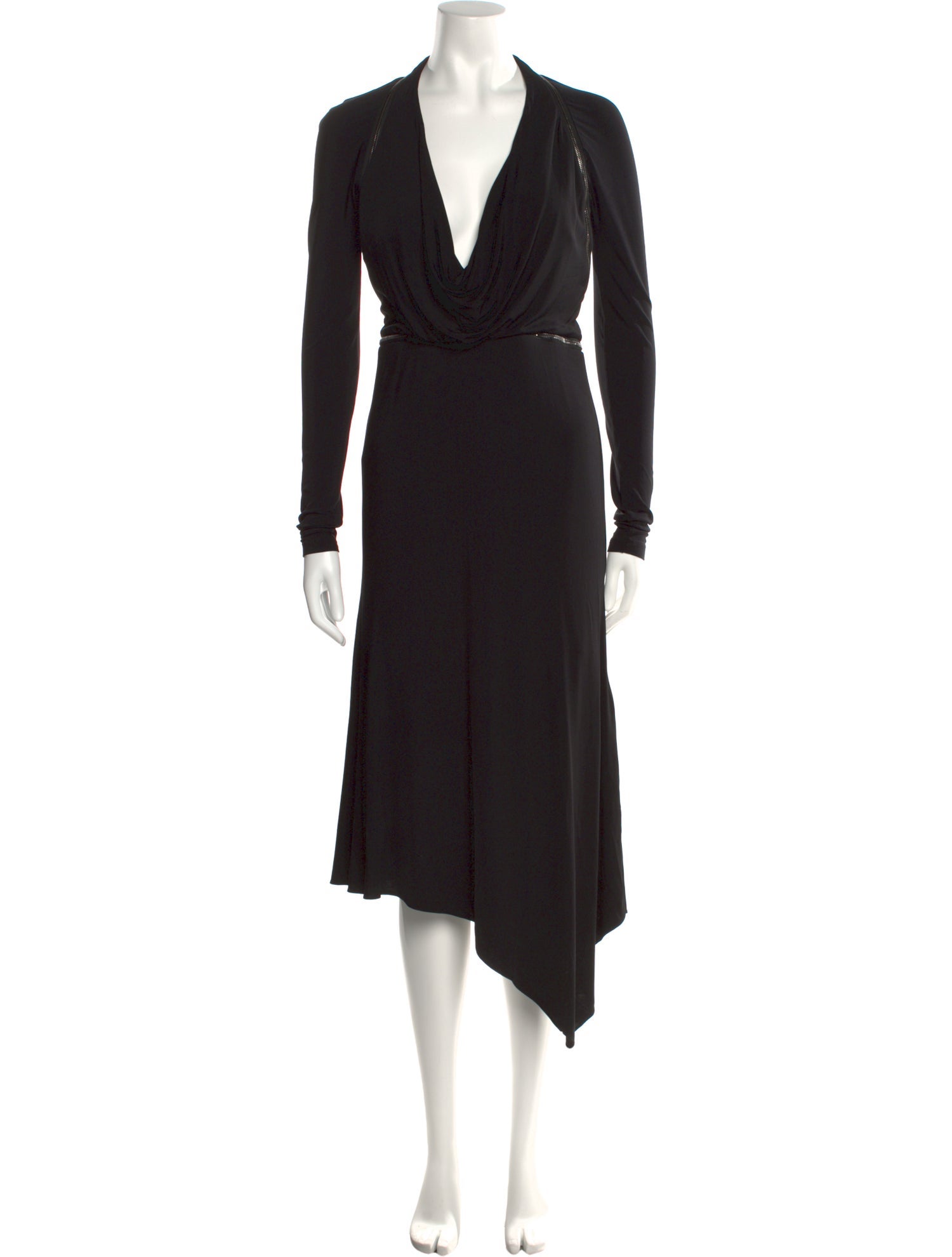 Tom Ford Cowl Neck Midi Length Dress