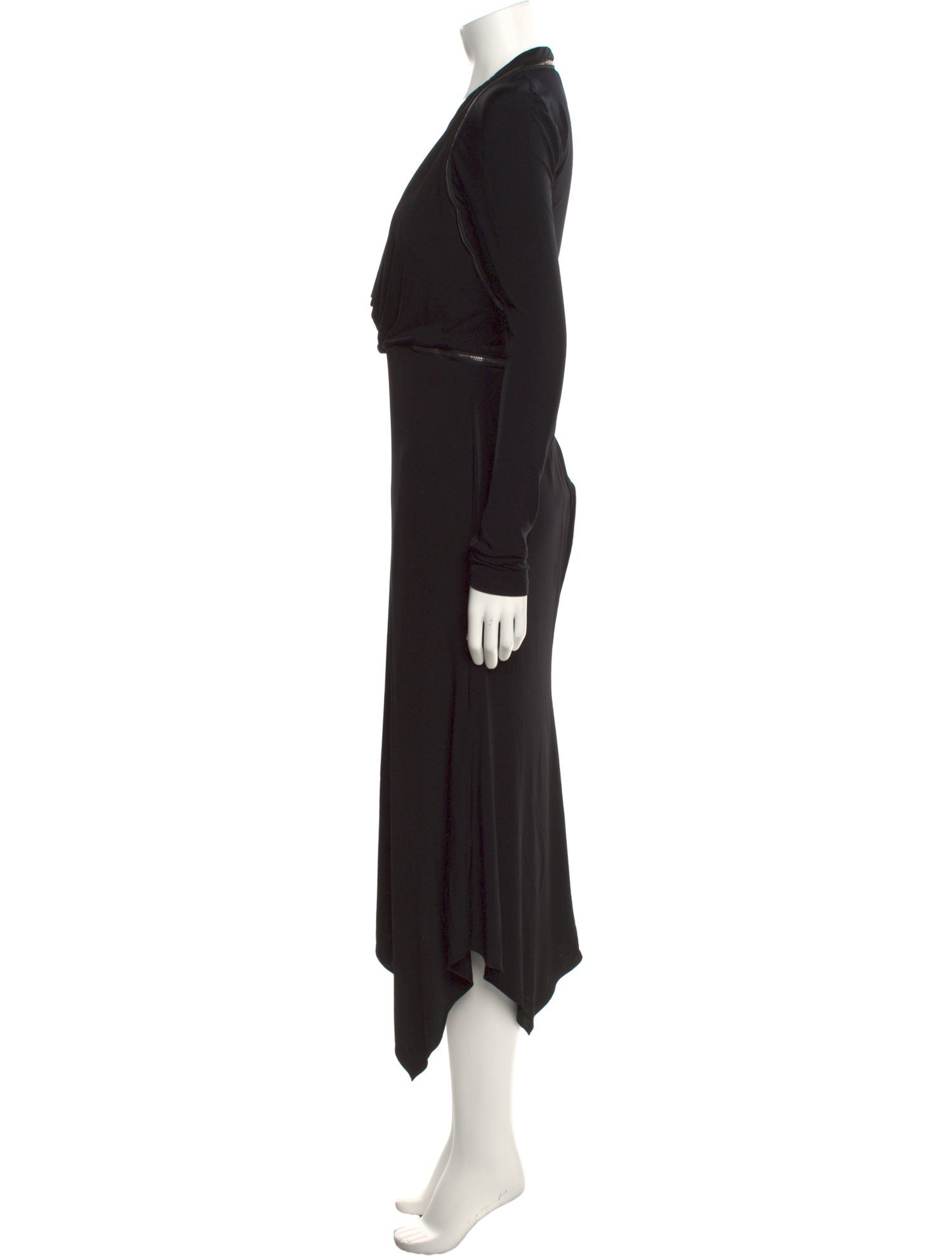 Tom Ford Cowl Neck Midi Length Dress