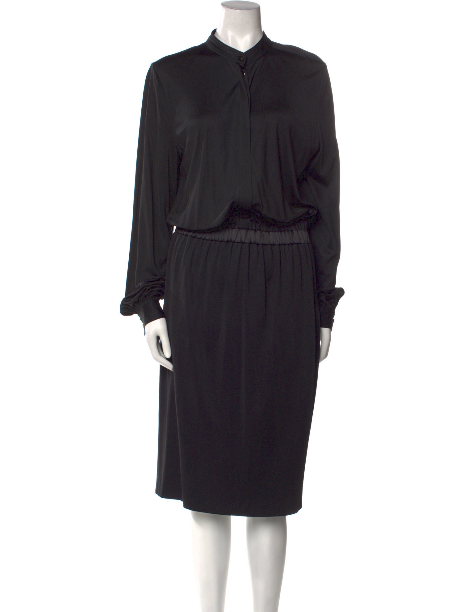 Tom Ford Mock Neck Midi Length Dress