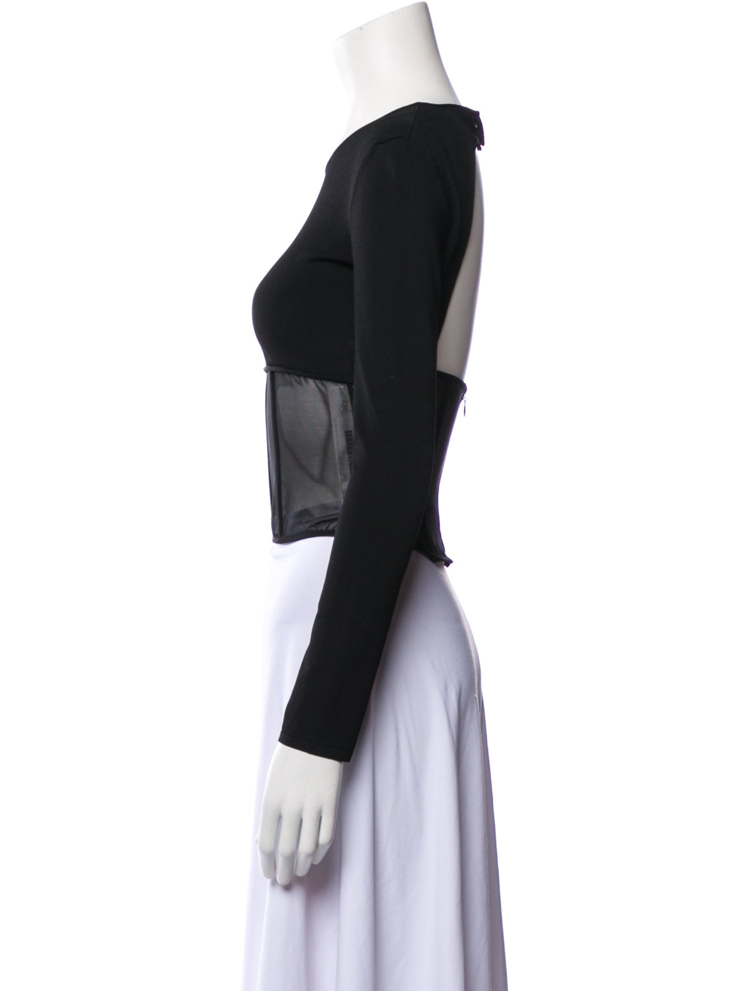 Tom Ford Cashmere Scoop Neck Crop Top