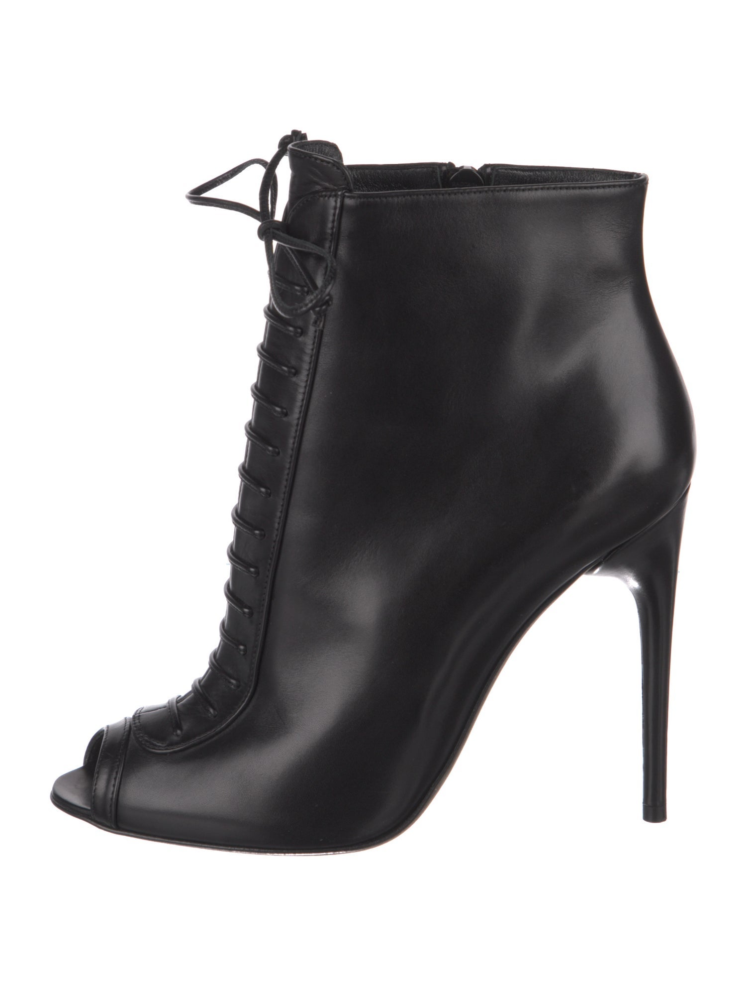 Tom Ford Leather Lace-Up Boots