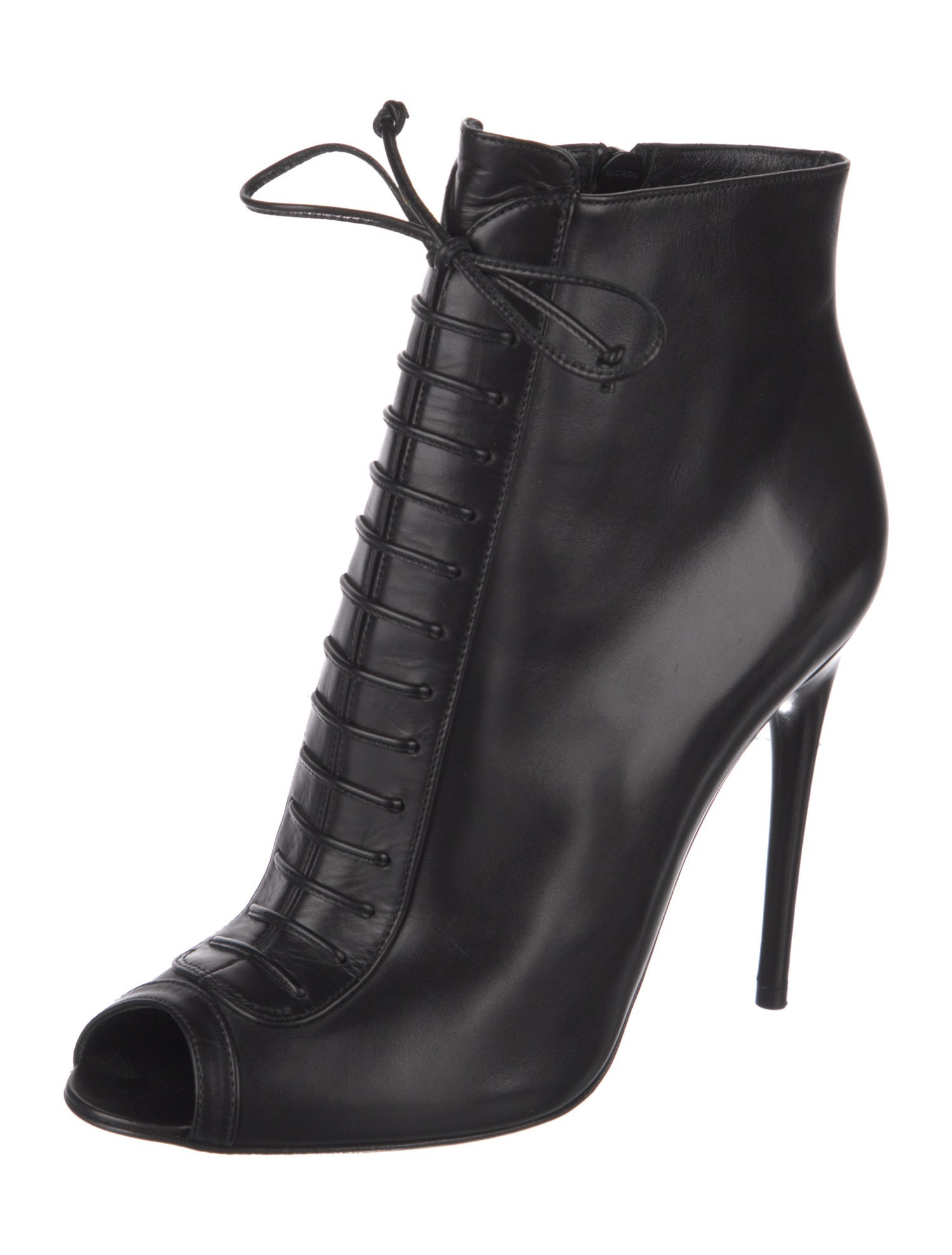 Tom Ford Leather Lace-Up Boots