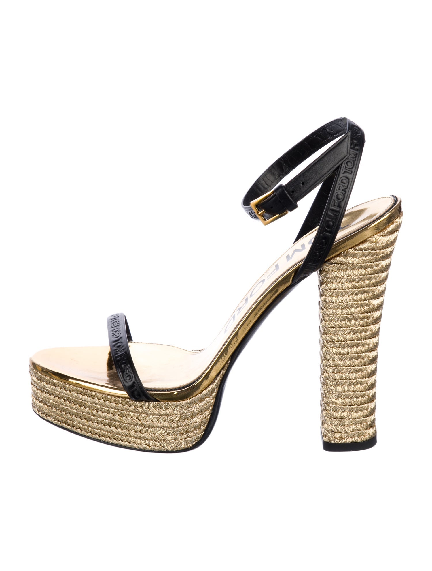 Tom Ford Leather Espadrilles