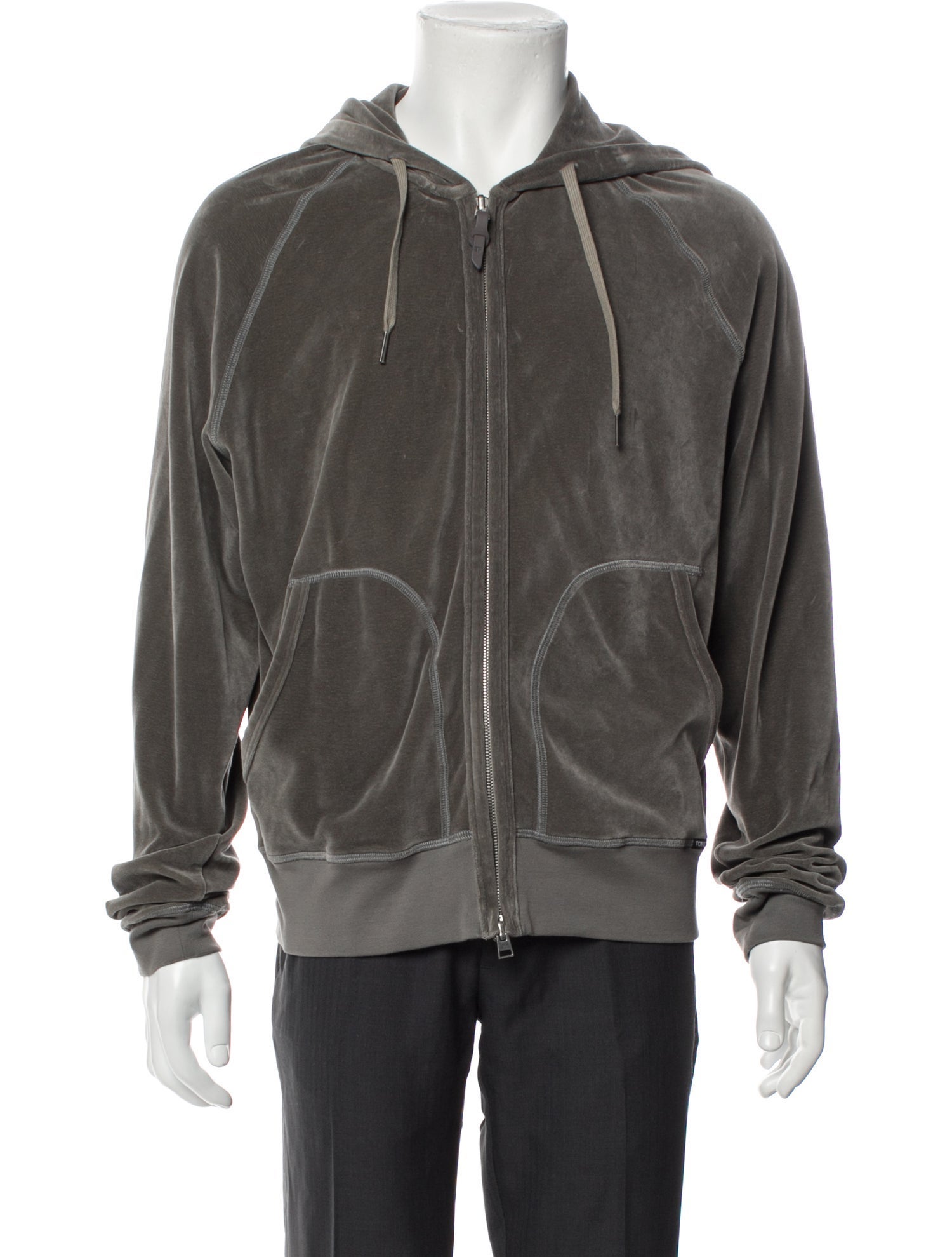 Tom Ford V-Neck Long Sleeve Hoodie