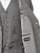 Tom Ford Wool Plaid Print Three-Piece Suit