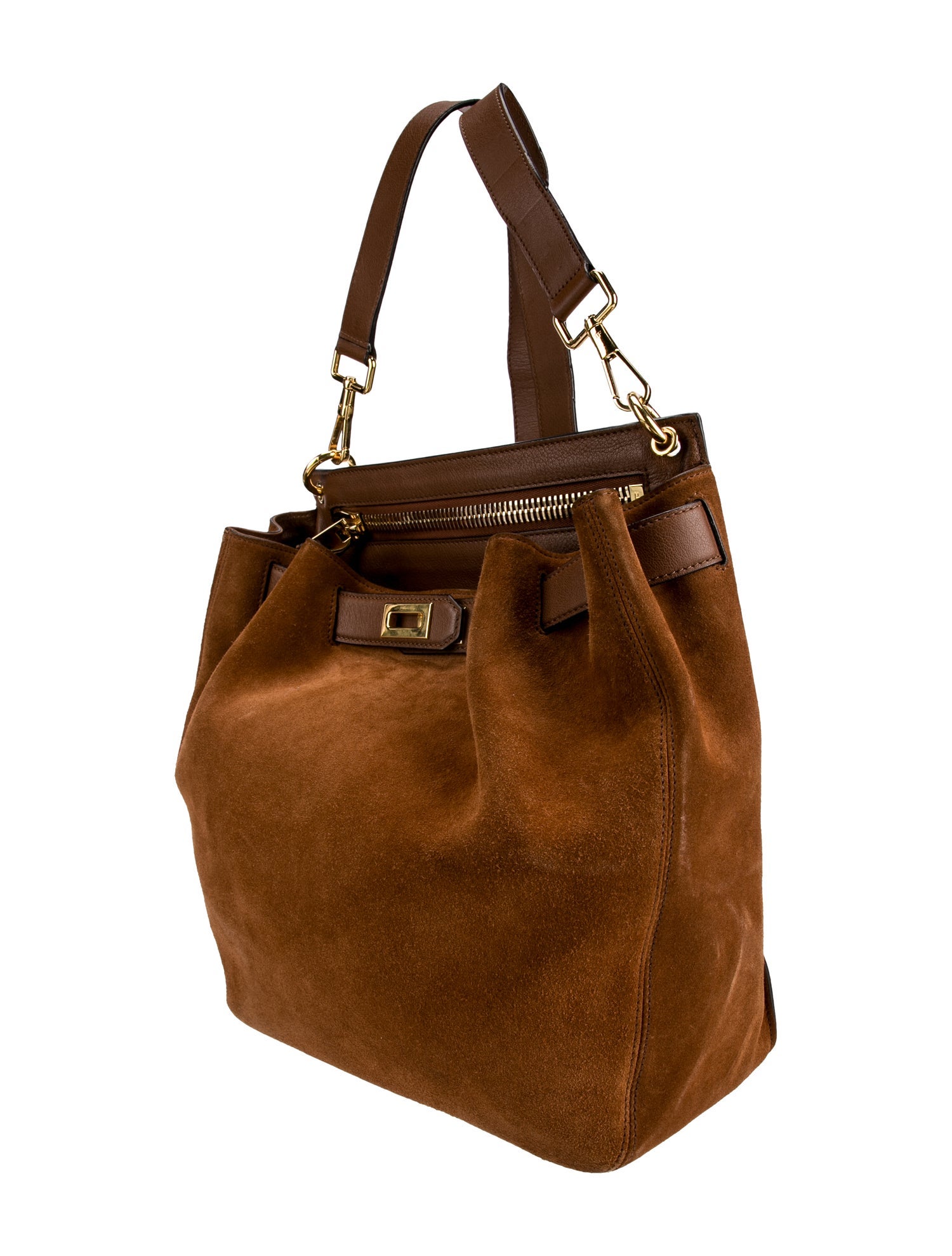 Tom Ford Suede Bucket Bag