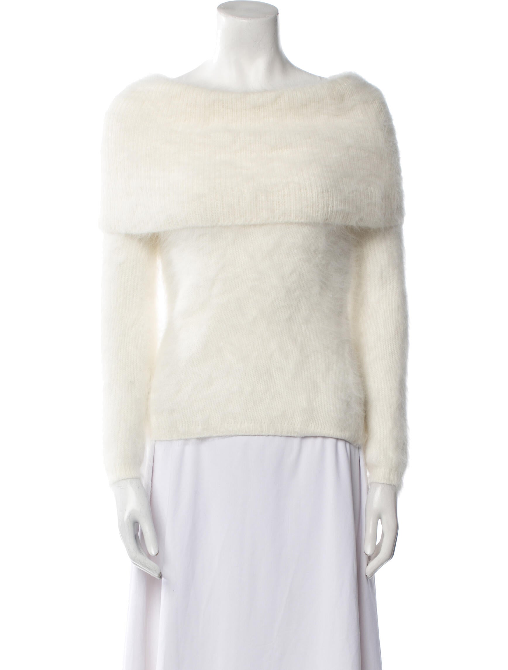 Tom Ford Nylon Off-The-Shoulder Sweater