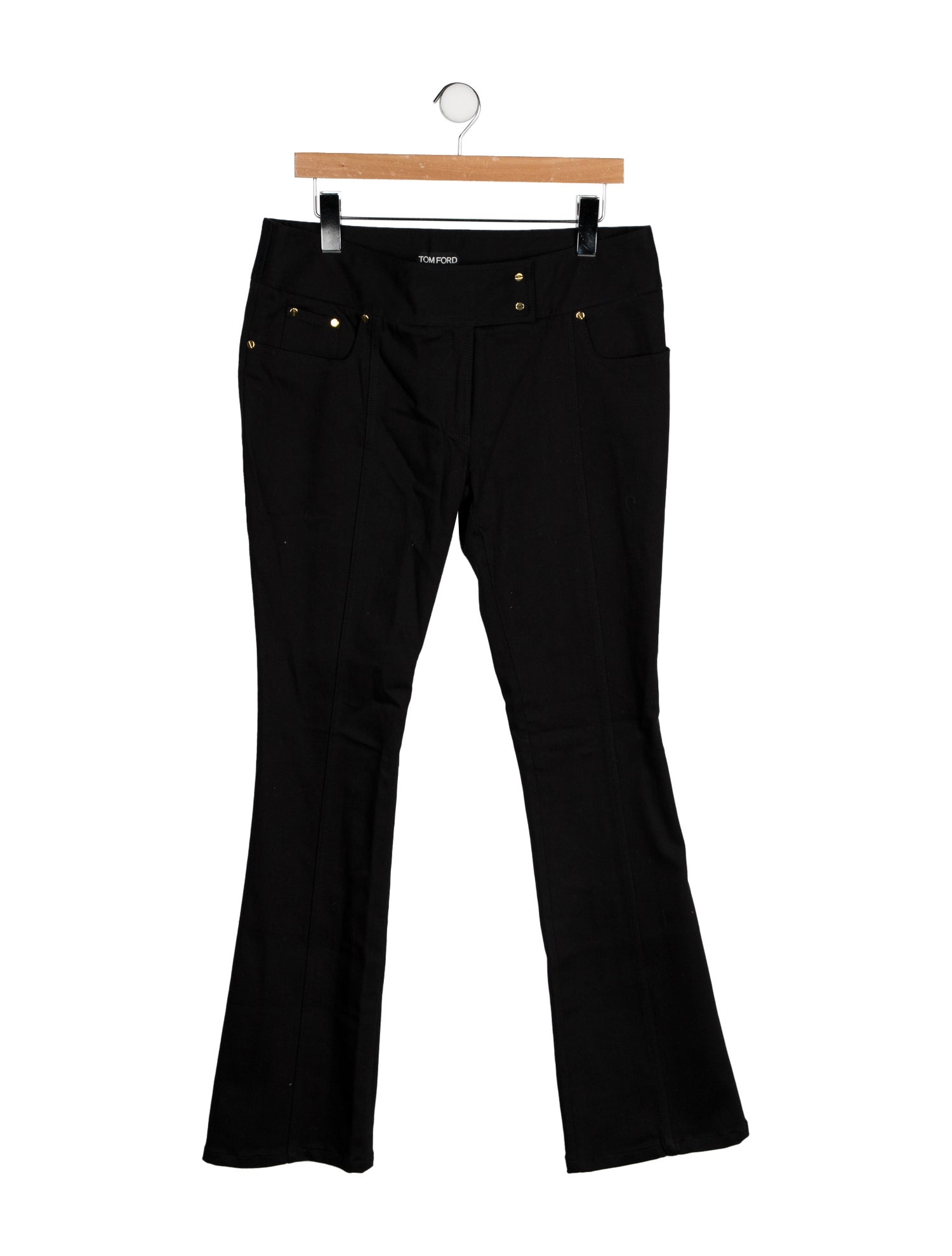 Tom Ford Mid-Rise Wide Leg Jeans