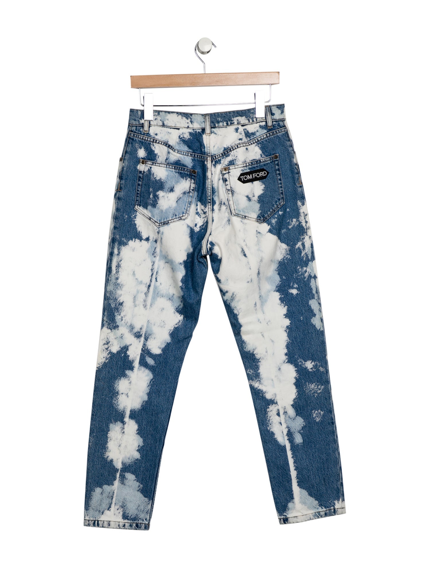 Tom Ford High-Rise Straight Leg Jeans