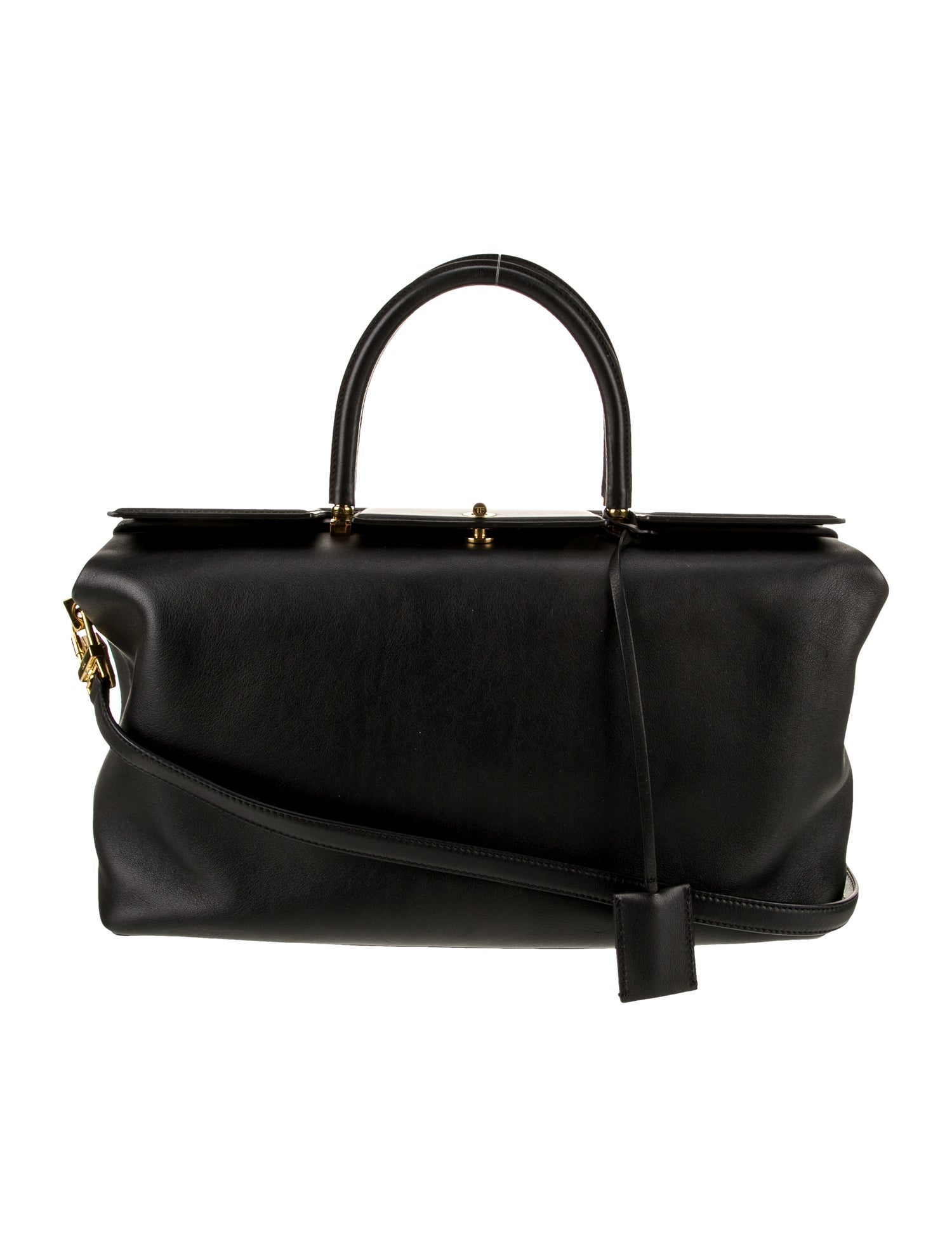 Tom Ford Leather Top Handle Bag