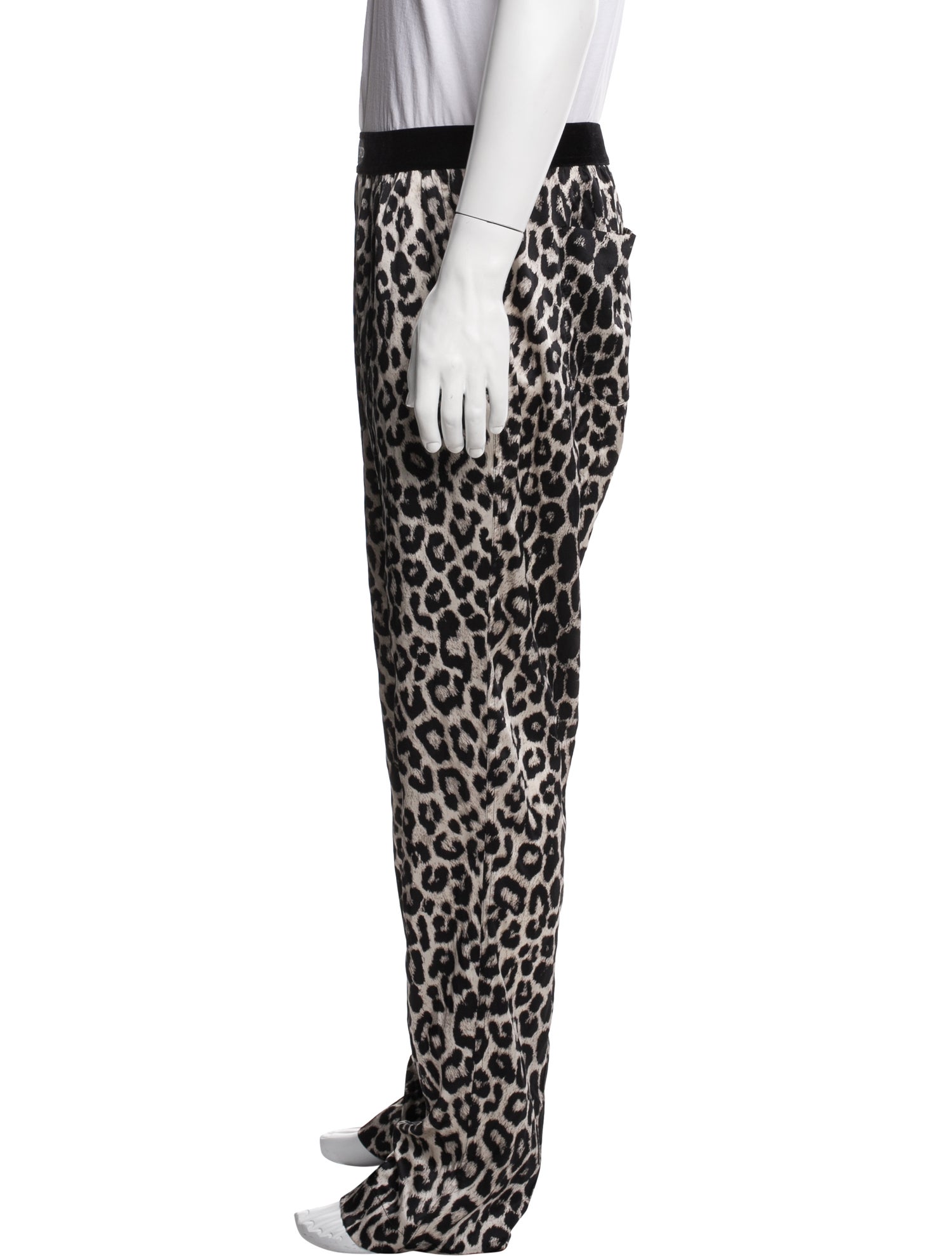 Tom Ford Silk Animal Print Pajama Bottoms