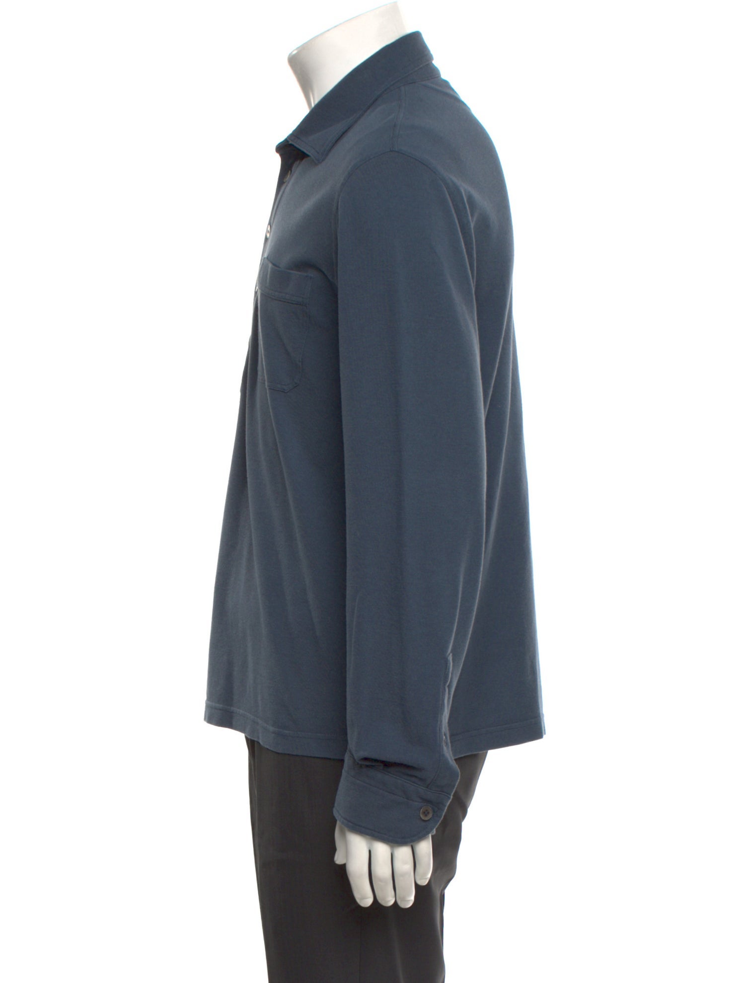 Tom Ford Collar Long Sleeve Polo Shirt