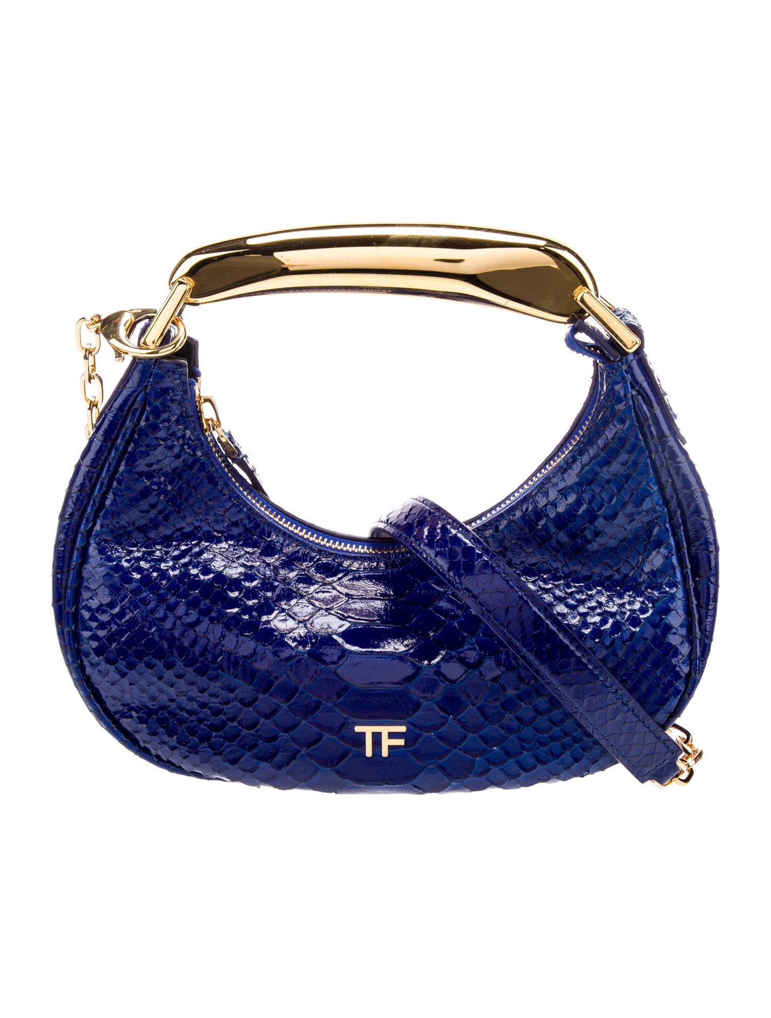 Tom Ford Embossed Leather Top Handle Bag