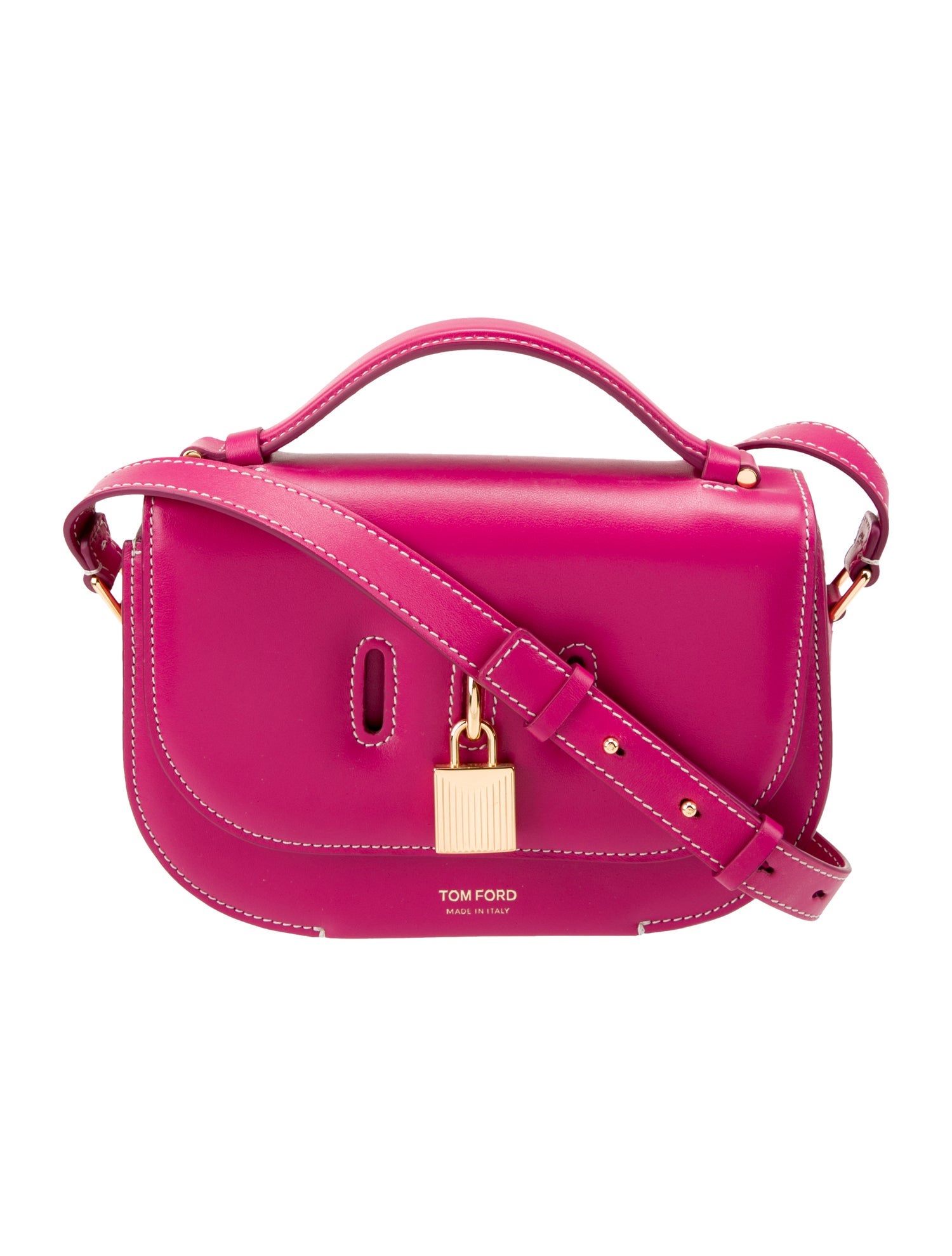 Tom Ford Leather Top Handle Bag