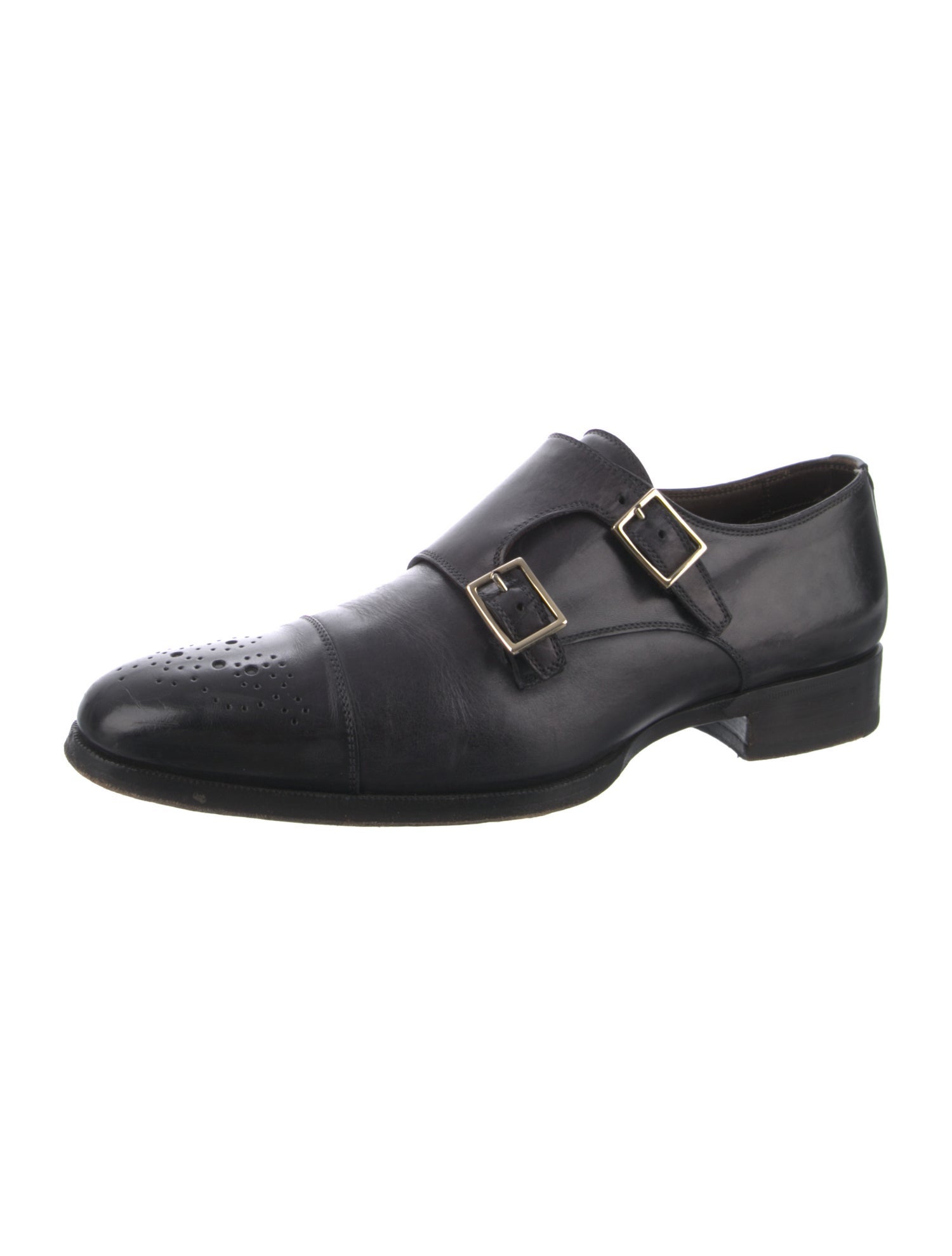 Tom Ford Leather Monk Straps