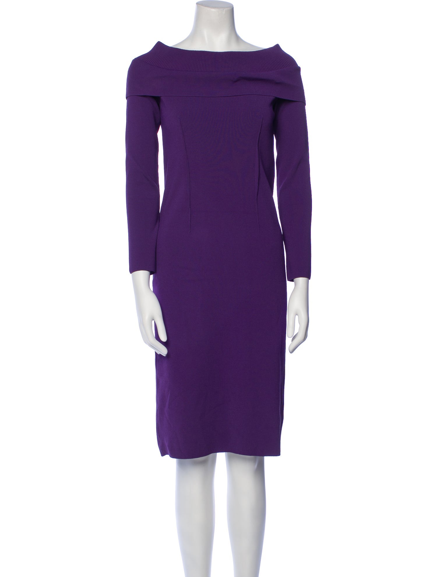 Tom Ford Bateau Neckline Knee-Length Dress