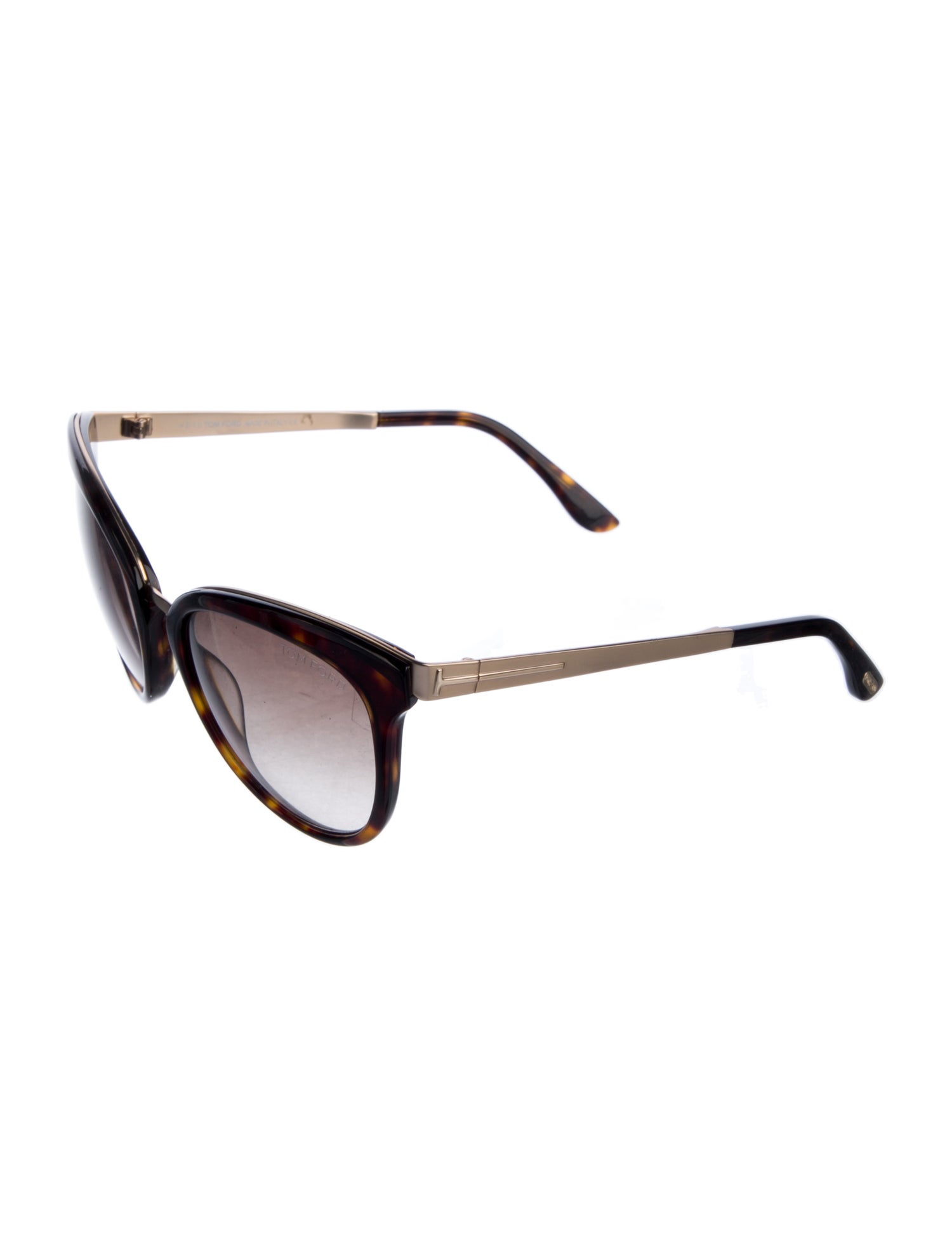 Tom Ford Round Gradient Sunglasses