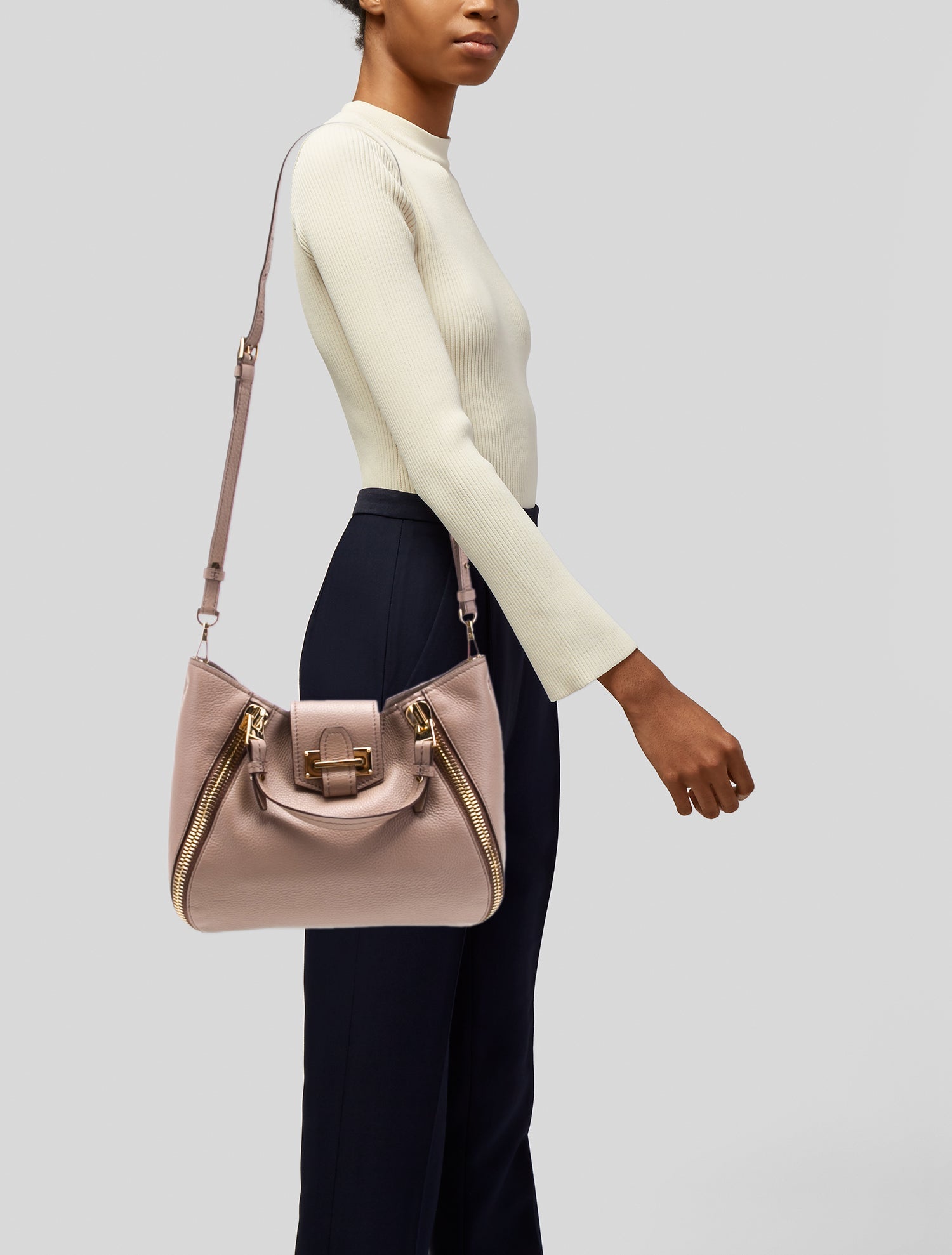 Tom Ford Leather Top Handle Bag