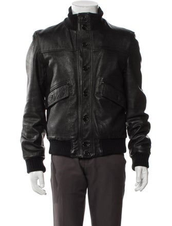 Tom Ford Leather Bomber Jacket