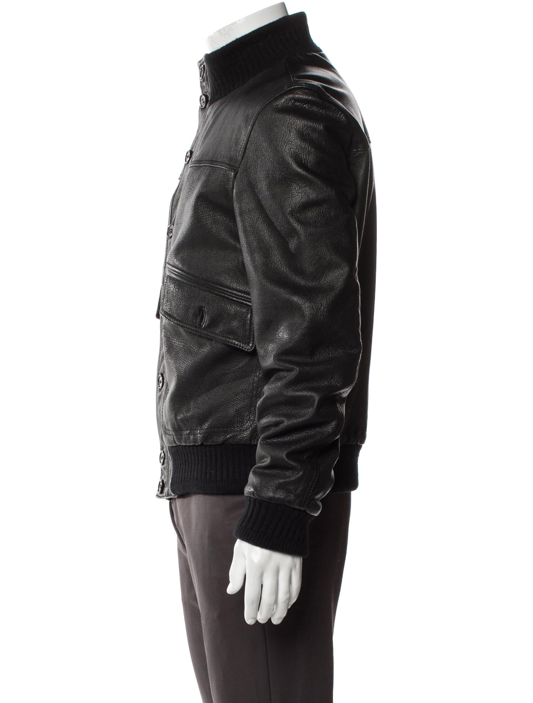 Tom Ford Leather Bomber Jacket