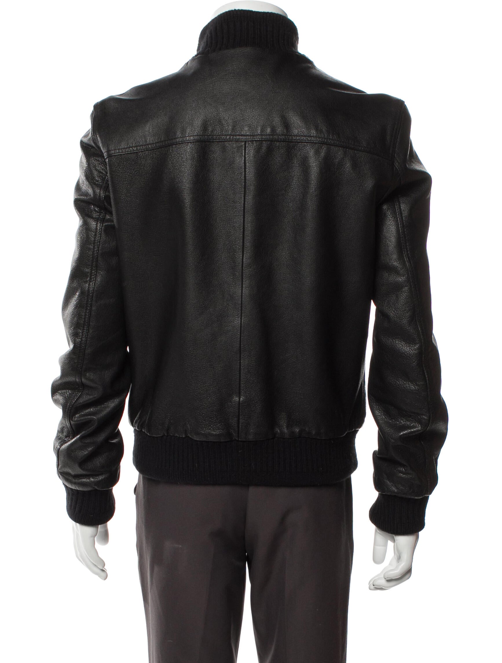 Tom Ford Leather Bomber Jacket
