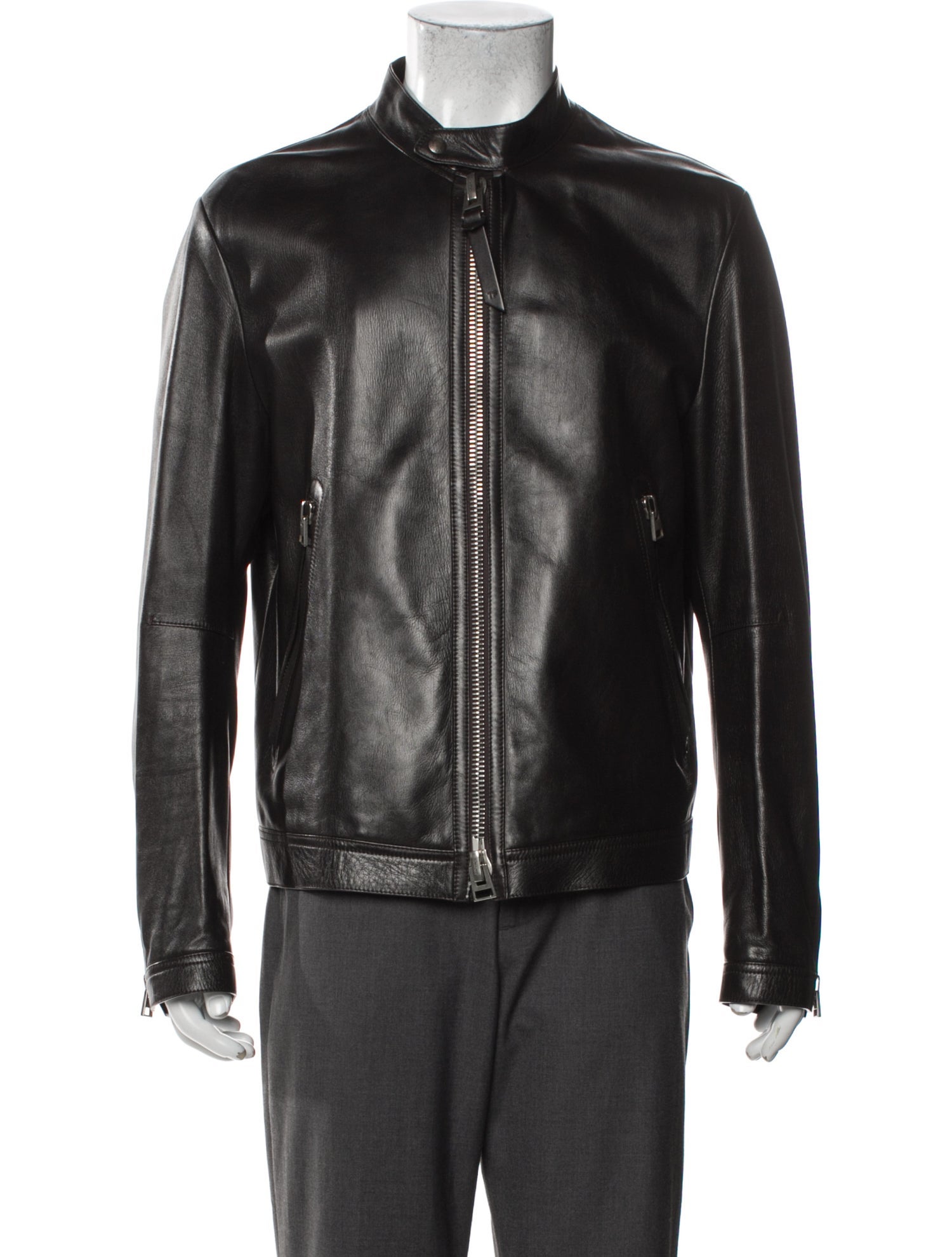 Tom Ford Lamb Leather Moto Jacket