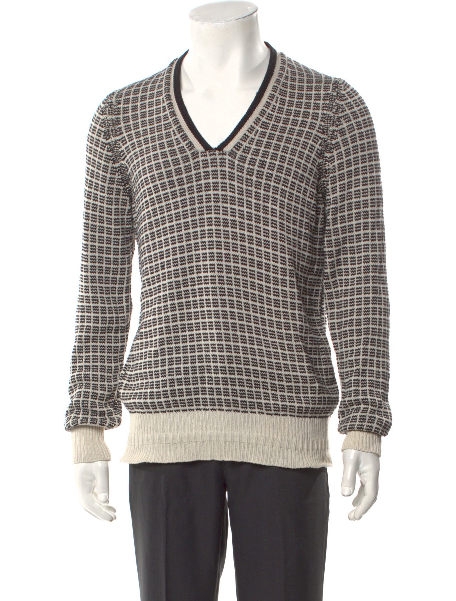 Tom Ford Printed V-Neck Cardigan