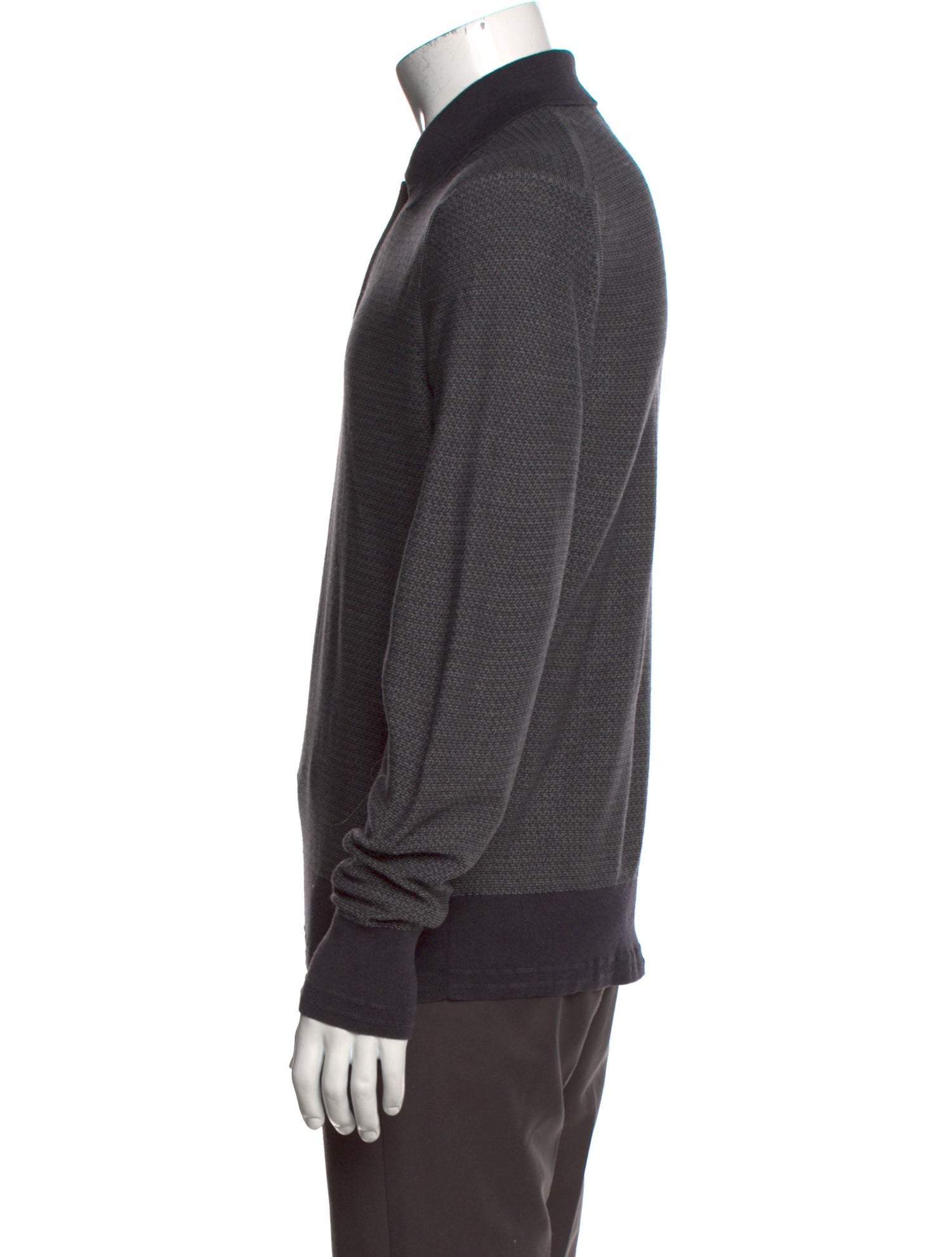 Tom Ford Silk Collar Polo Sweater