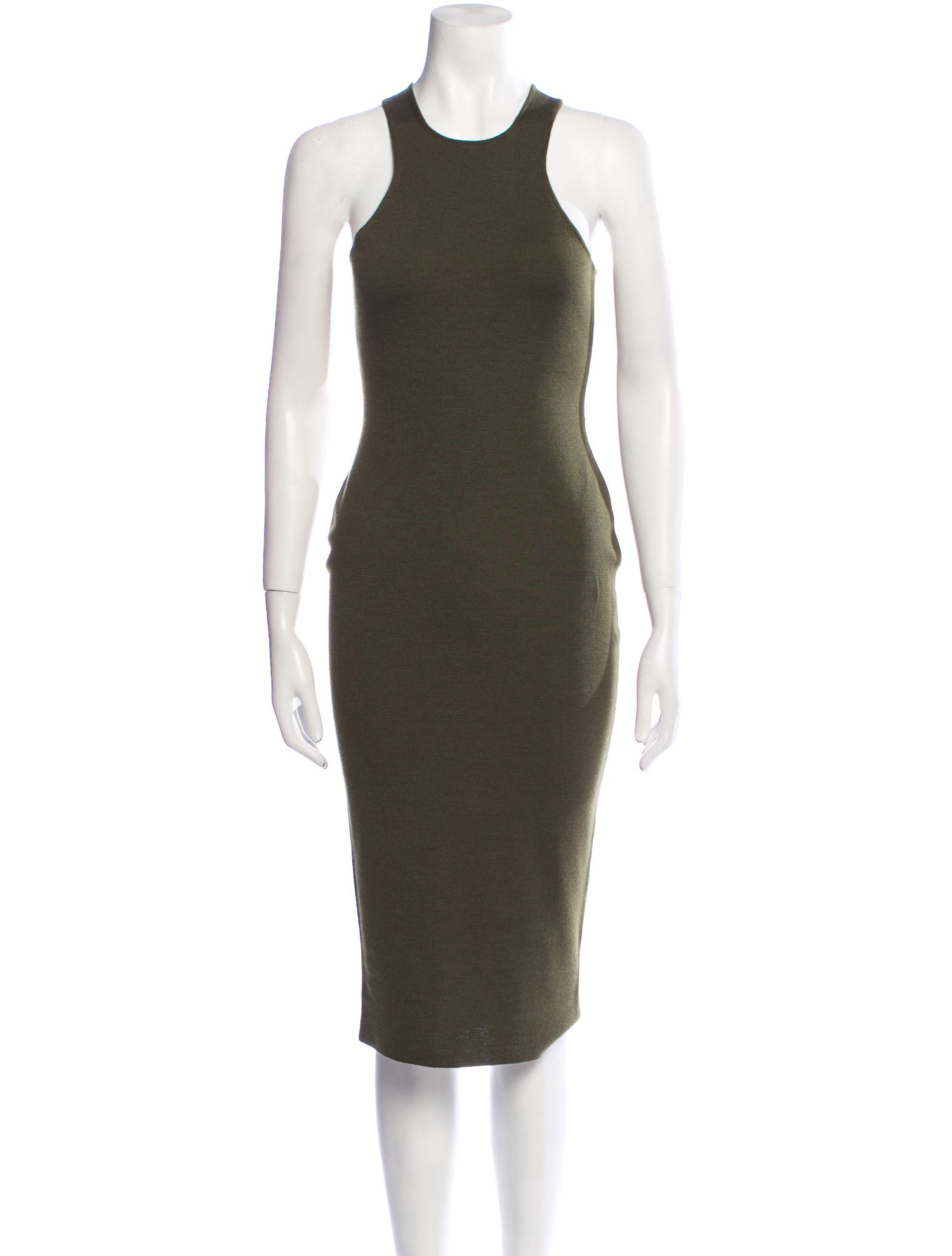 Tom Ford Virgin Wool Midi Length Dress